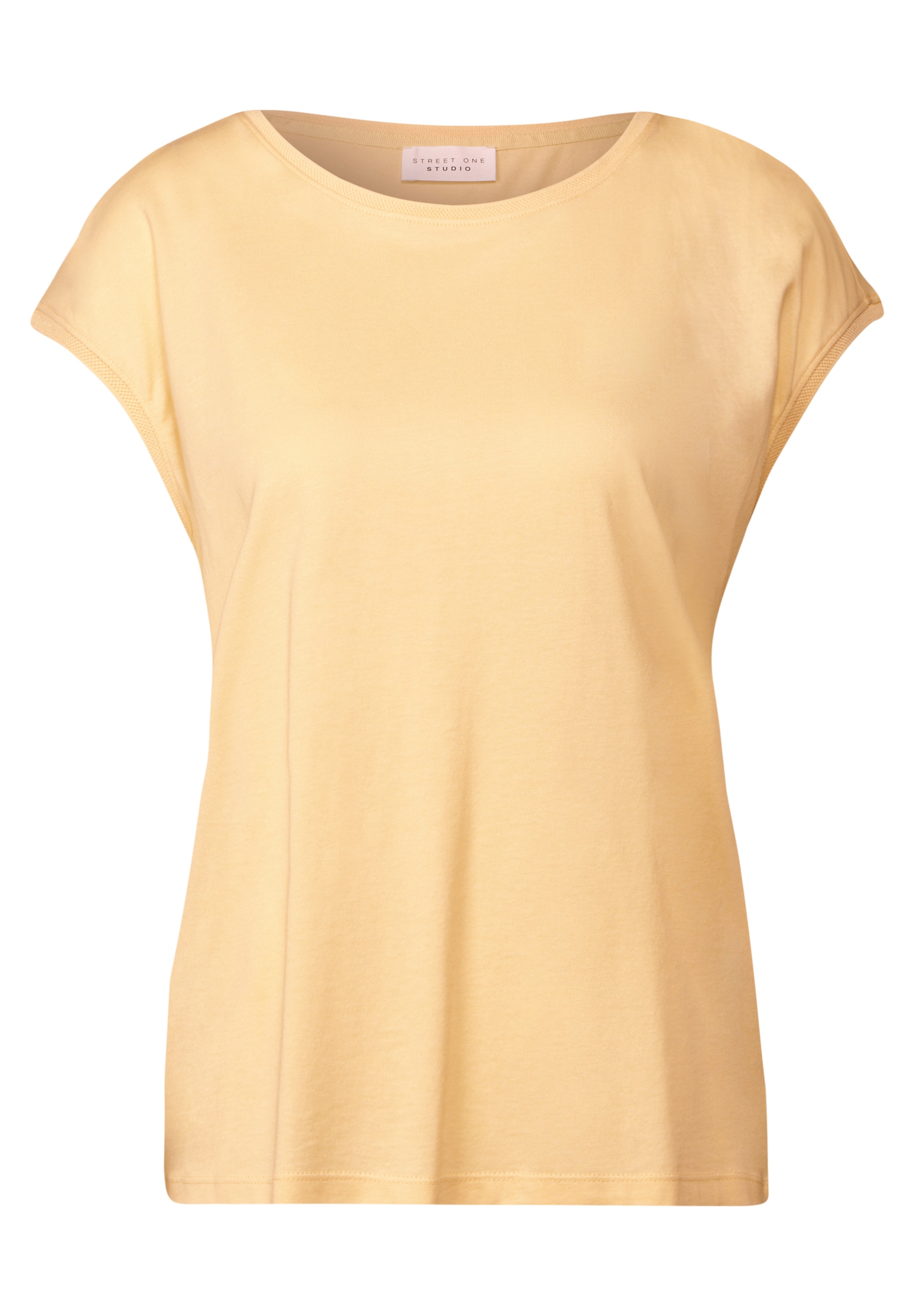 STREET ONE STUDIO T-Shirt, mit U-Boot-Ausschnitt