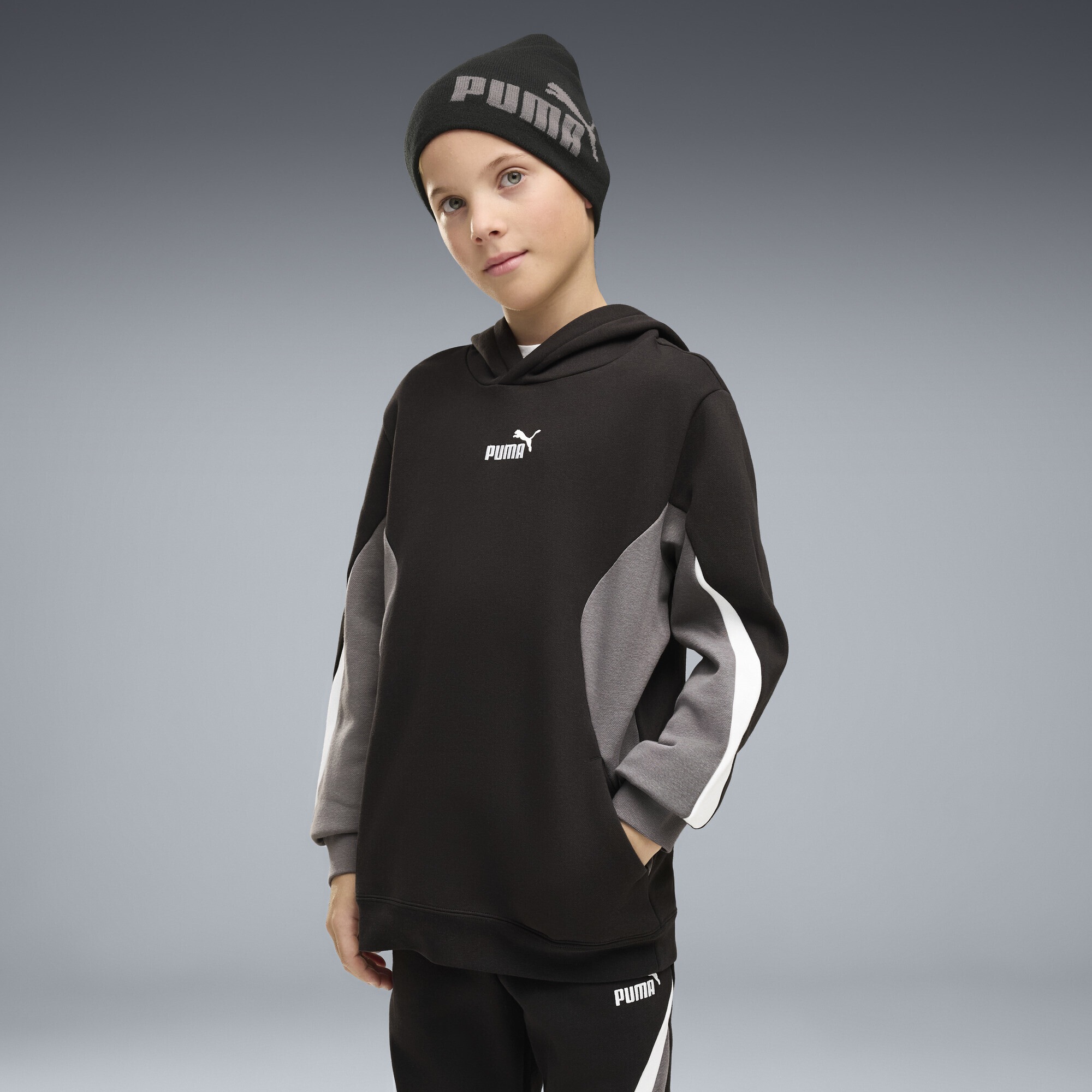 PUMA Hoodie »Essentials Colourblocked Hoodie Jungen«
