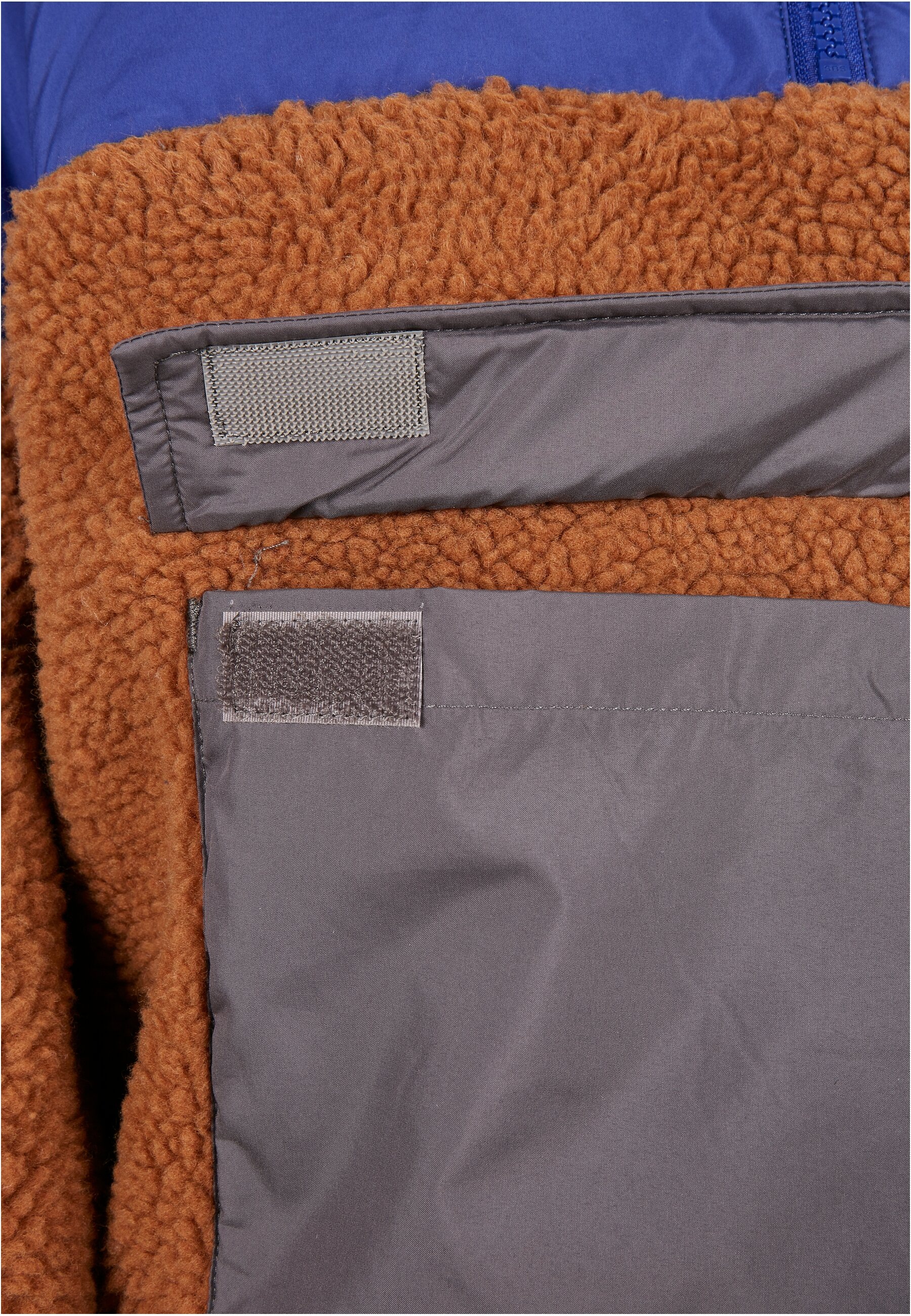 URBAN CLASSICS Allwetterjacke »Urban Classics Damen Ladies Sherpa 3-Tone Pull Over Jacket«, (1 St.), ohne Kapuze
