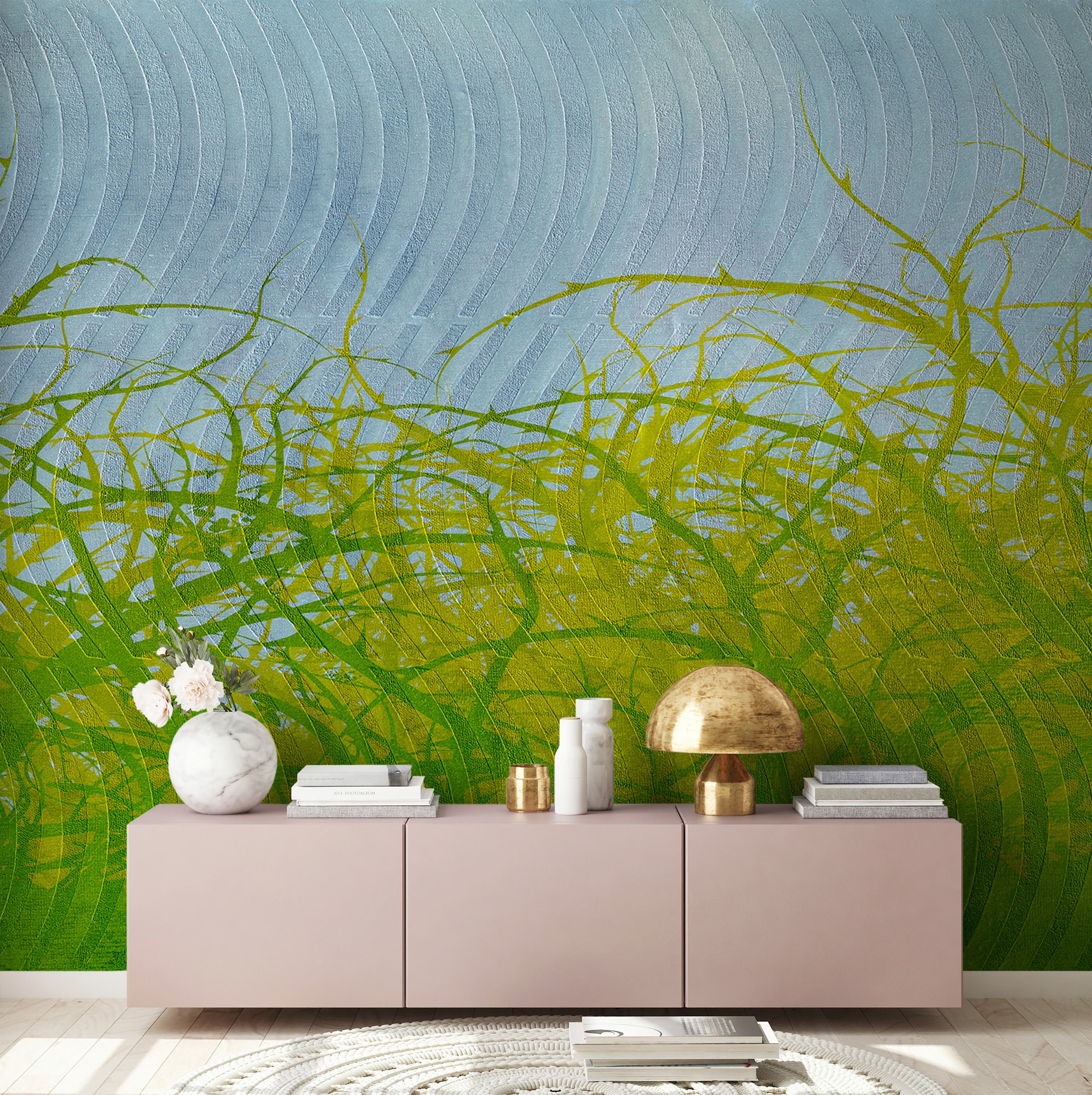 Architects Paper Fototapete »Atelier 47 Thorn hedge 3« Farbverlauf glatt Vlies, Wand, Schräge, Decke