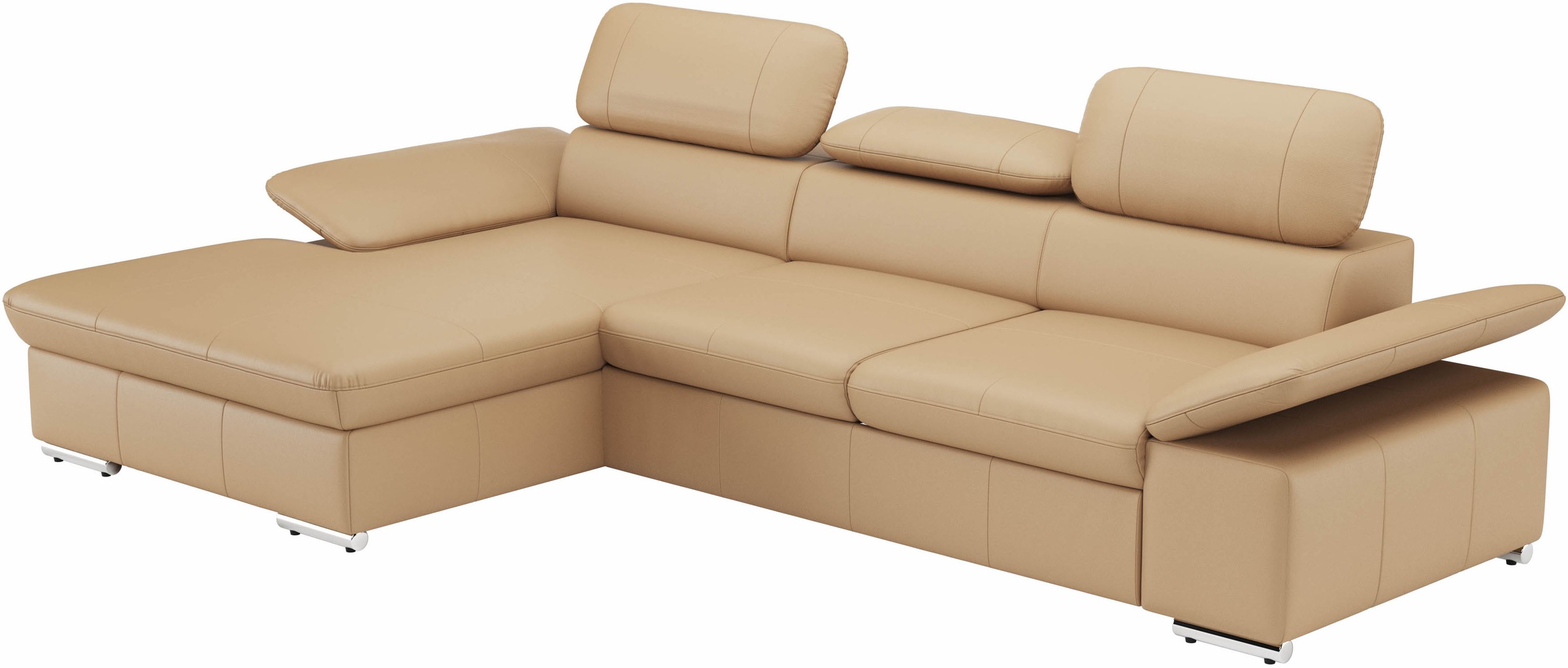 sit&more Ecksofa »Valantine L-Form«, inkl. Kopf- und Armteilverstellung, wahlweise mit Bettfunktion
