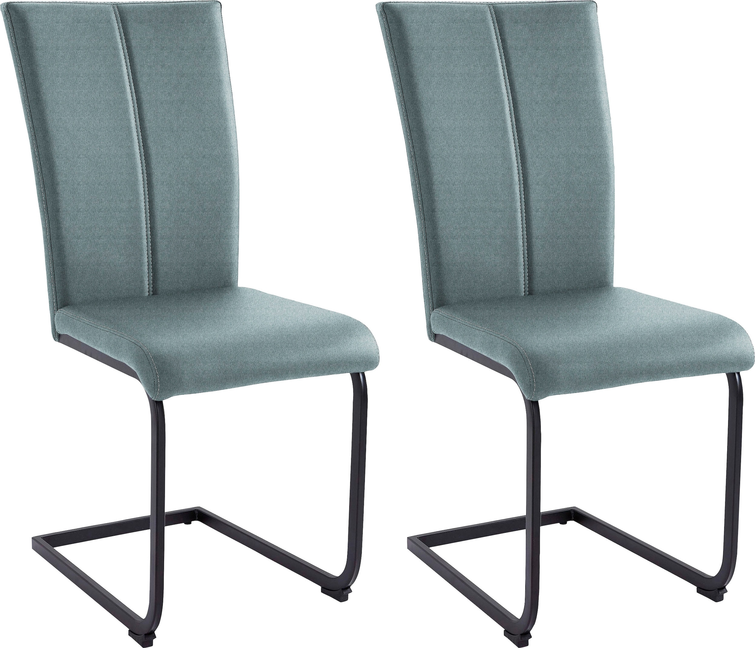 Home affaire Freischwinger "Nils" (Set) 2 Stk. Struktur grob  Strukturstoff günstig online kaufen