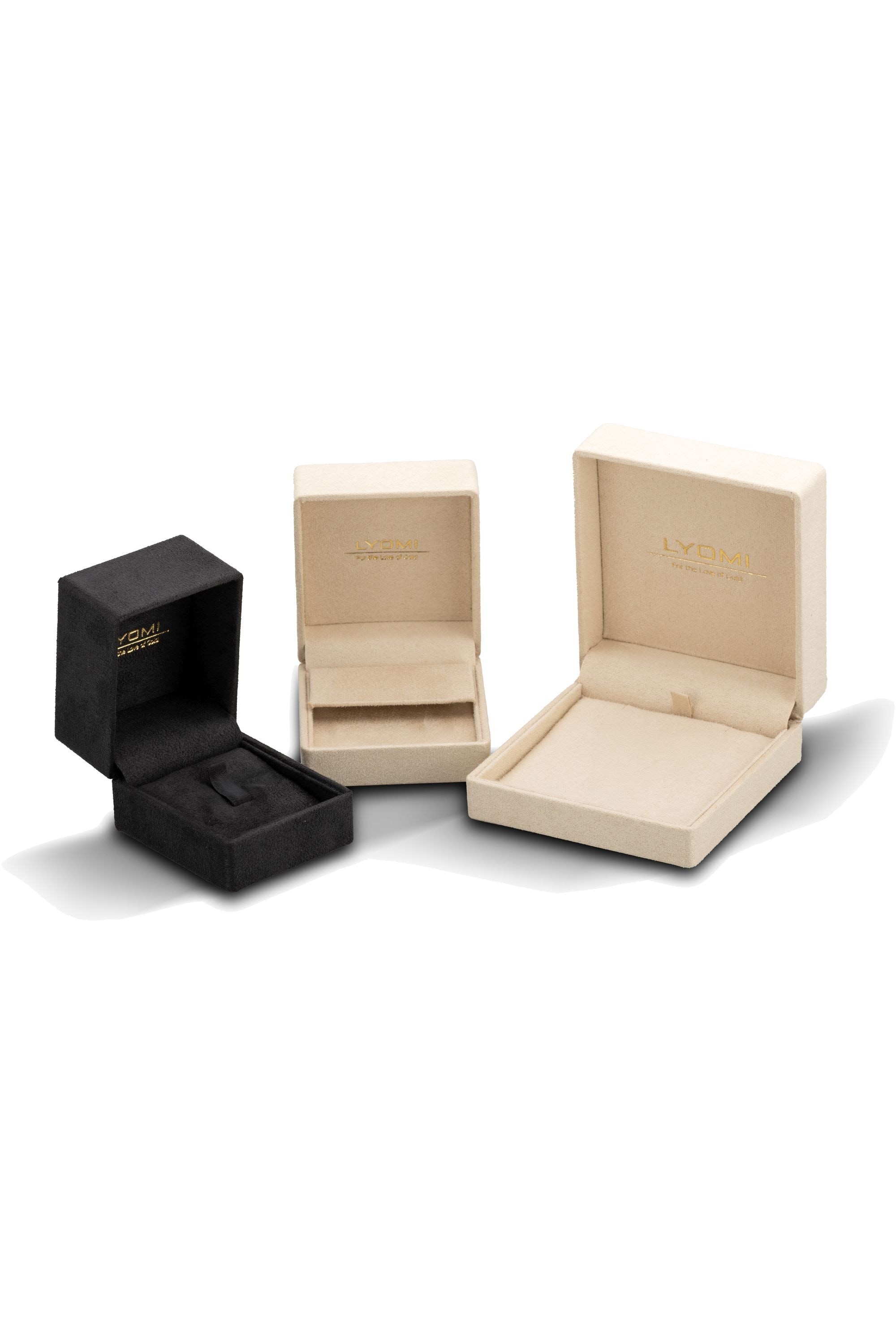 LYOMI Kettenanhänger »585/- Weißgold 1 synth. Diam. 0,75 ct.«