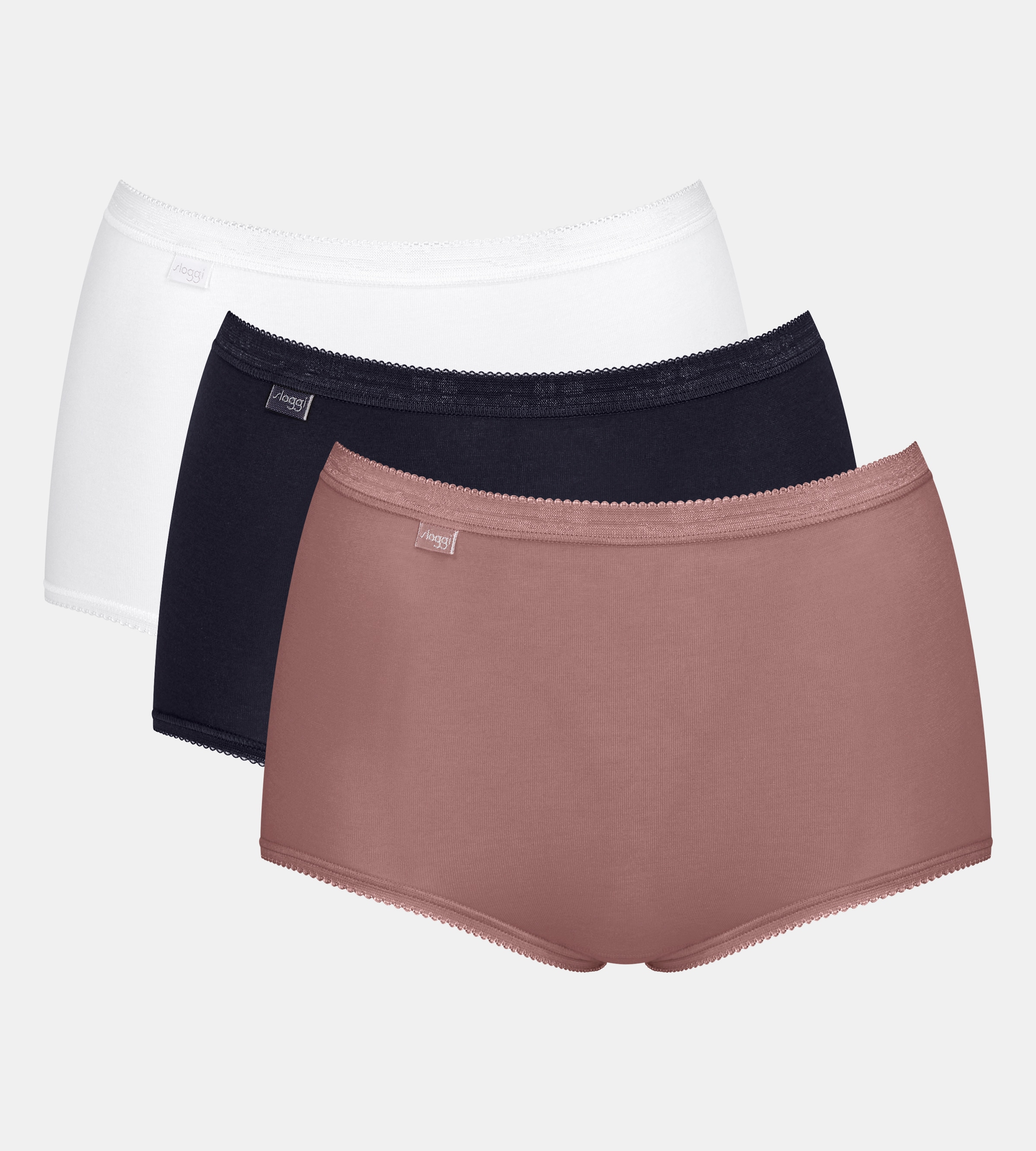 sloggi Maxislip "Basic+", (3er Pack), Baumwollmischung, weiche Nähte, Singl günstig online kaufen