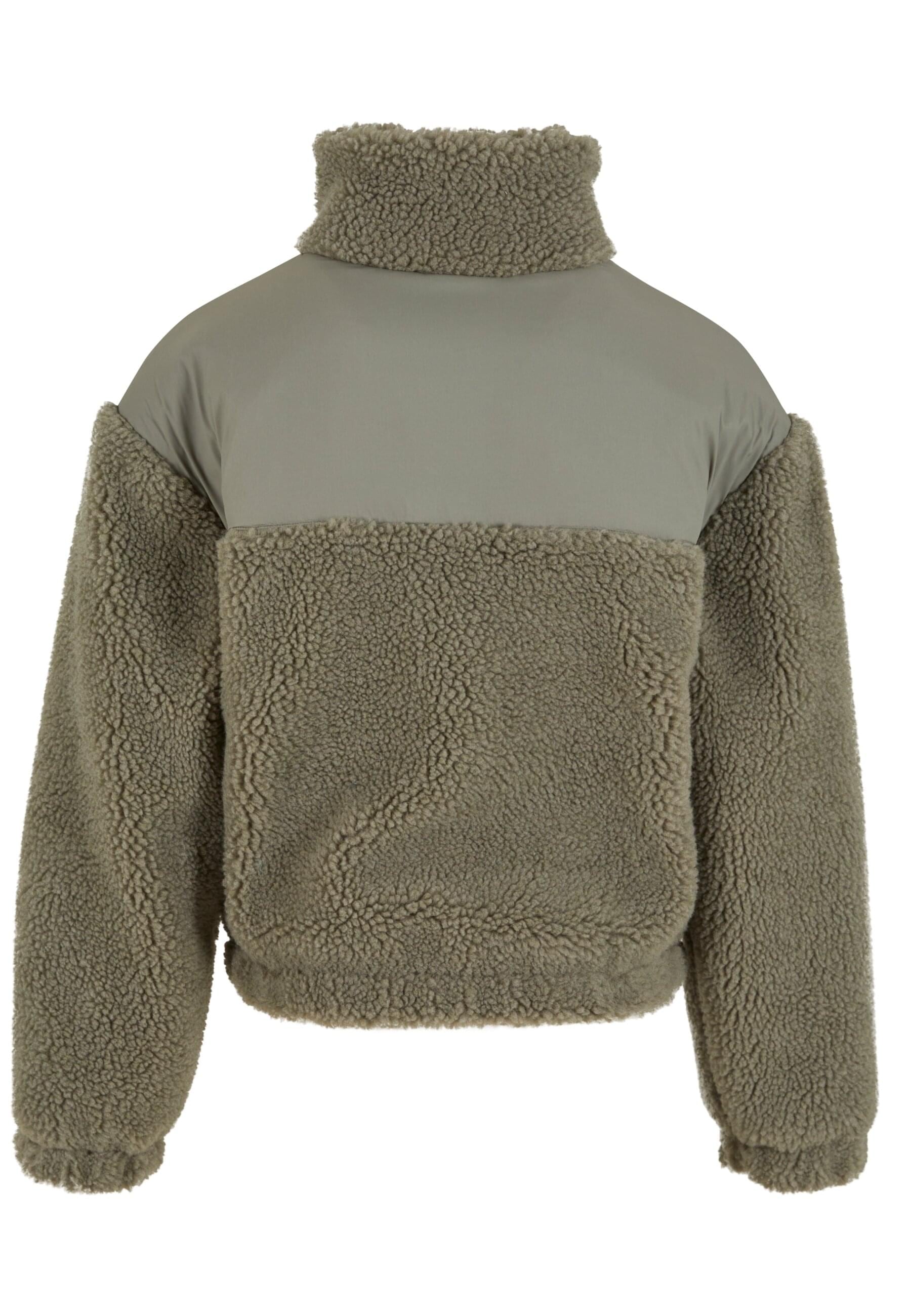 URBAN CLASSICS Winterjacke »Urban Classics Girls Sherpa Mix Jacket«, (1 St.), ohne Kapuze
