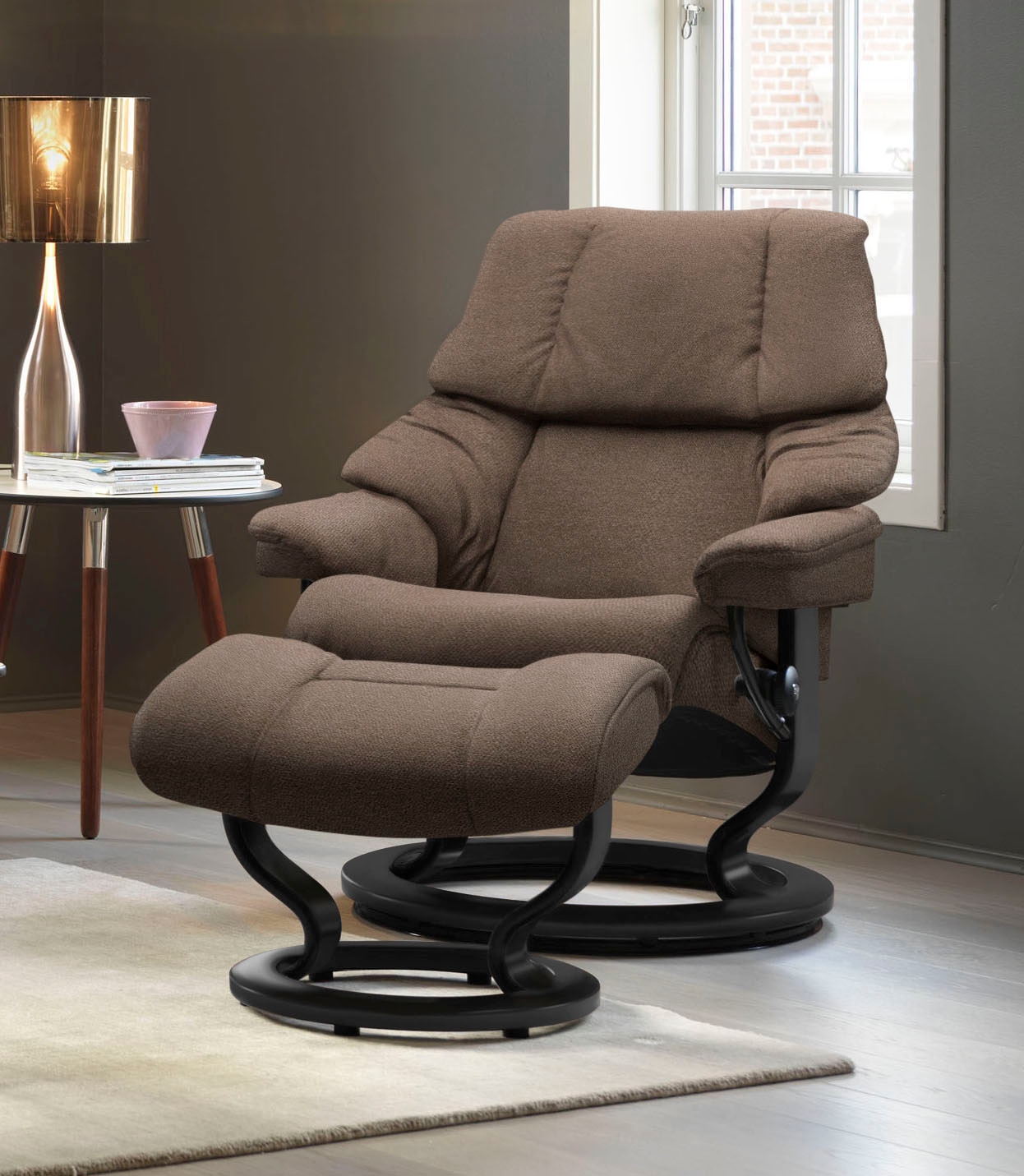 Stressless Relaxsessel-Set "Reno", mit Hocker, mit Classic Base, Größe S, M günstig online kaufen