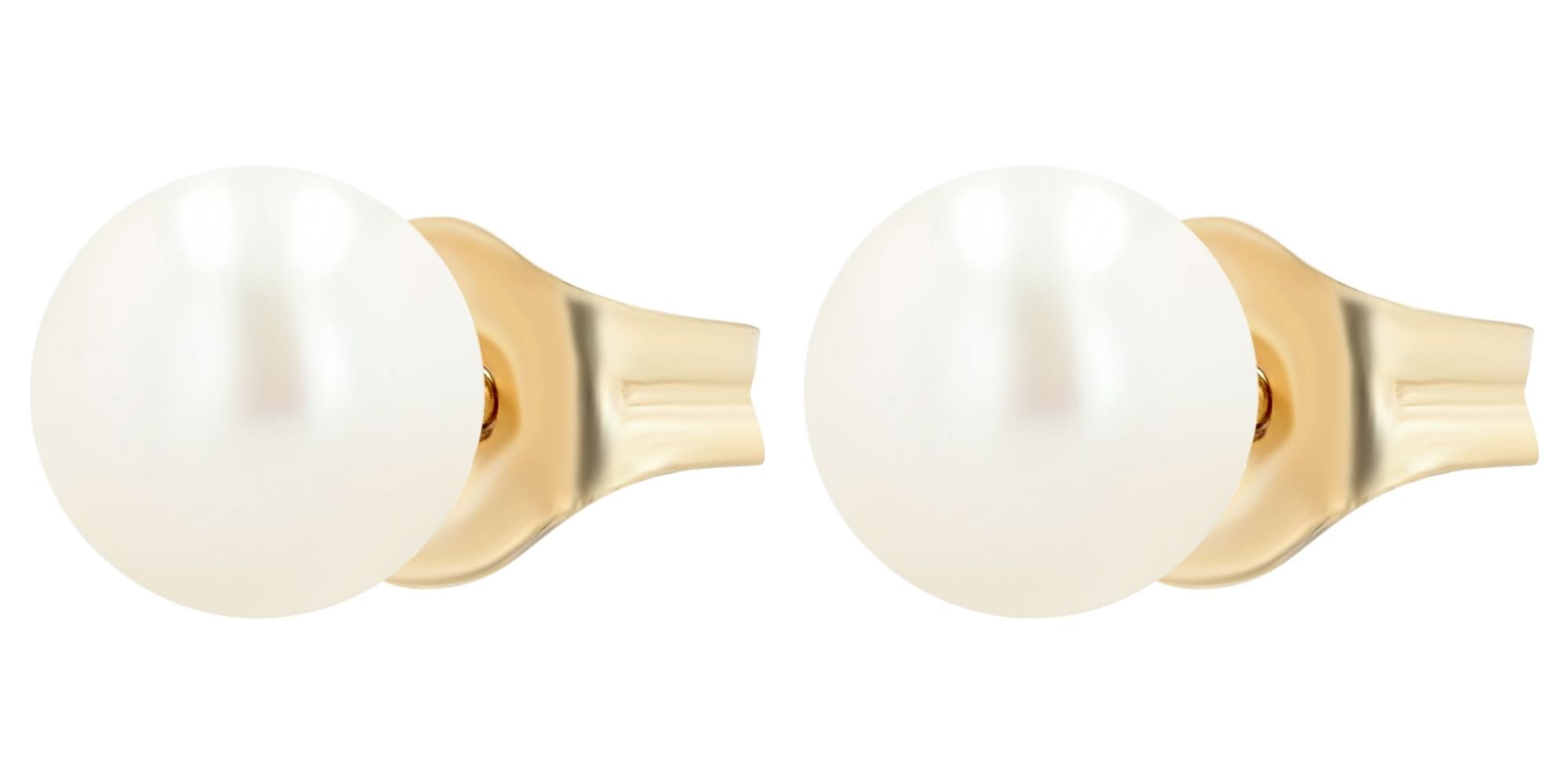 Adelia´s Paar Ohrhänger "Ohrringe – Ohrstecker aus 333 Gold mit Perle" Ideal als Geschenk zum Weihnachten
