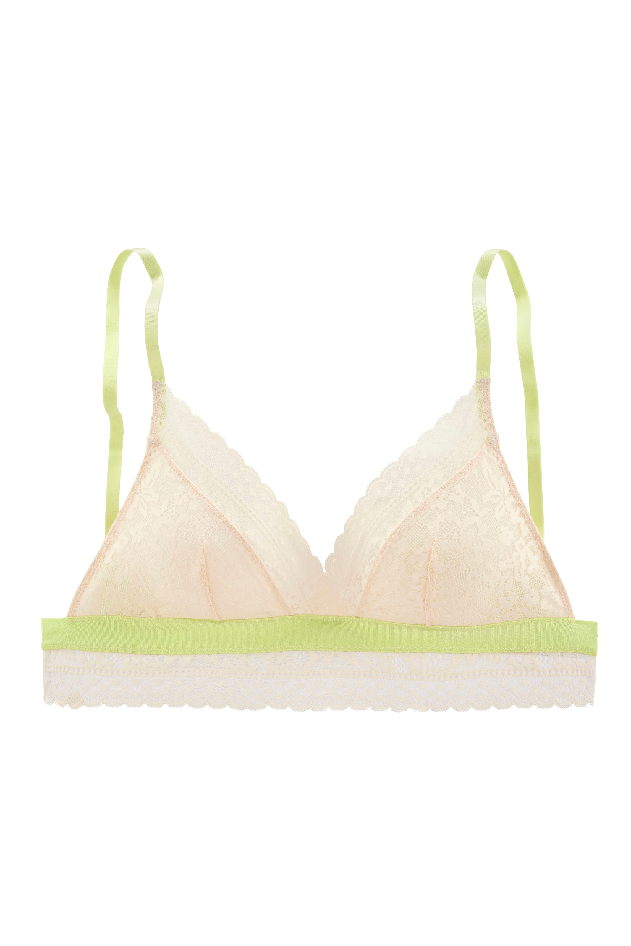 Vivance Bralette-BH », BH ohne Bügel, Triangel-BH, Spitzen-BH, bügelloser BH, Viola« als Dessous-Set kombinierbar, Dessous