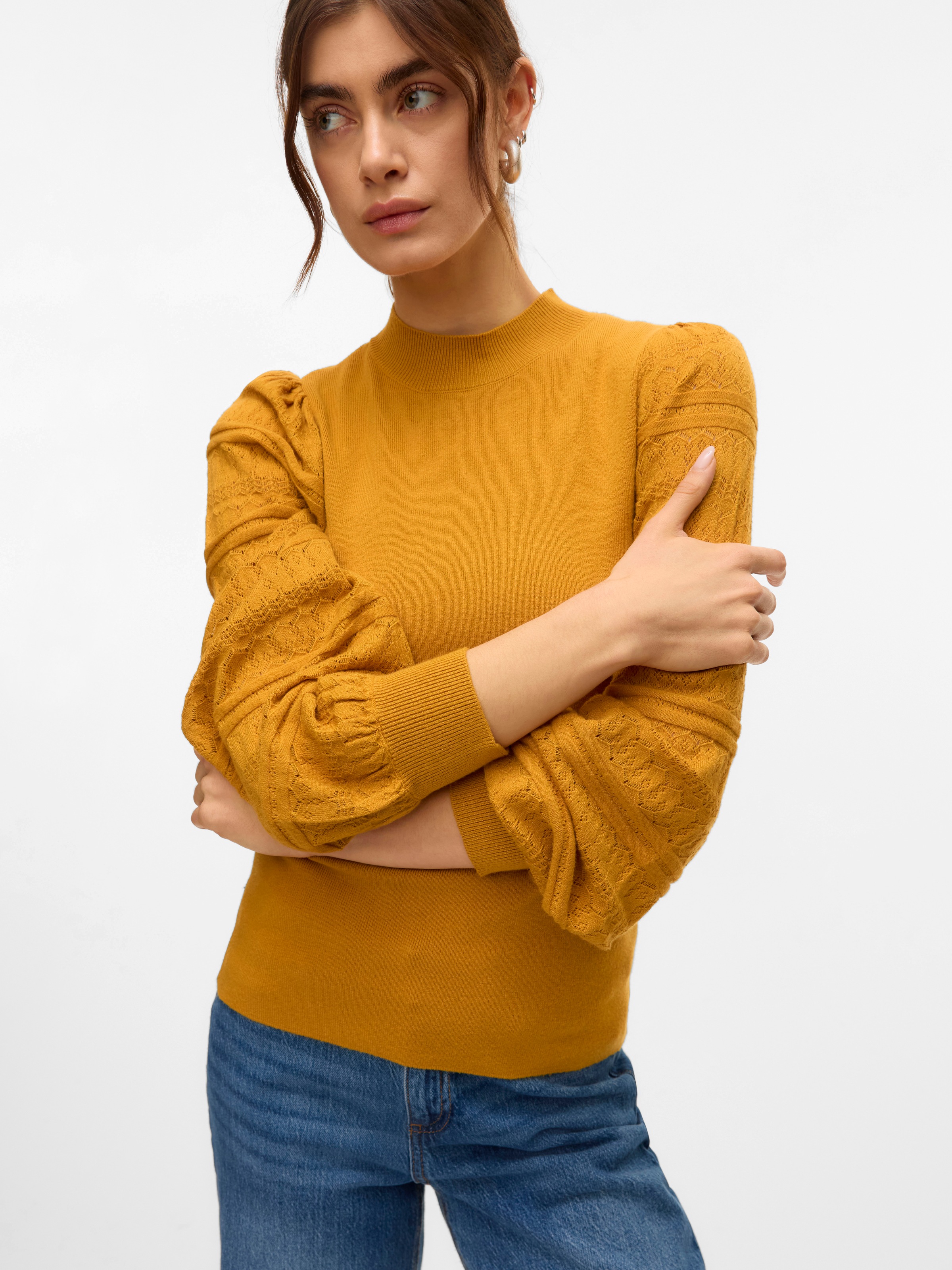 Vero Moda Strickpullover "VMNEWLIMONE LS HIGHNECK PULLOVER BOO" günstig online kaufen