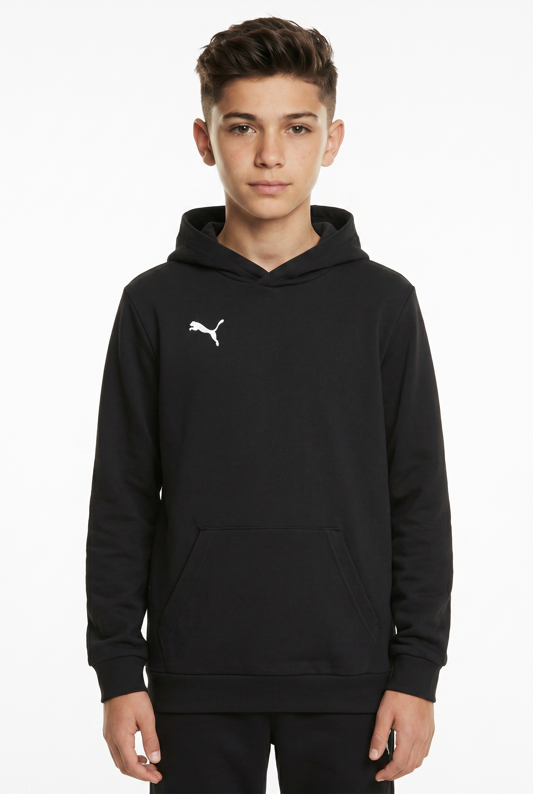 PUMA Kapuzensweatshirt »TEAMGOAL CASUALS HOODY JR«, mit Kapuze, normale Kragenform, reguläre Passform, für Jugendliche
