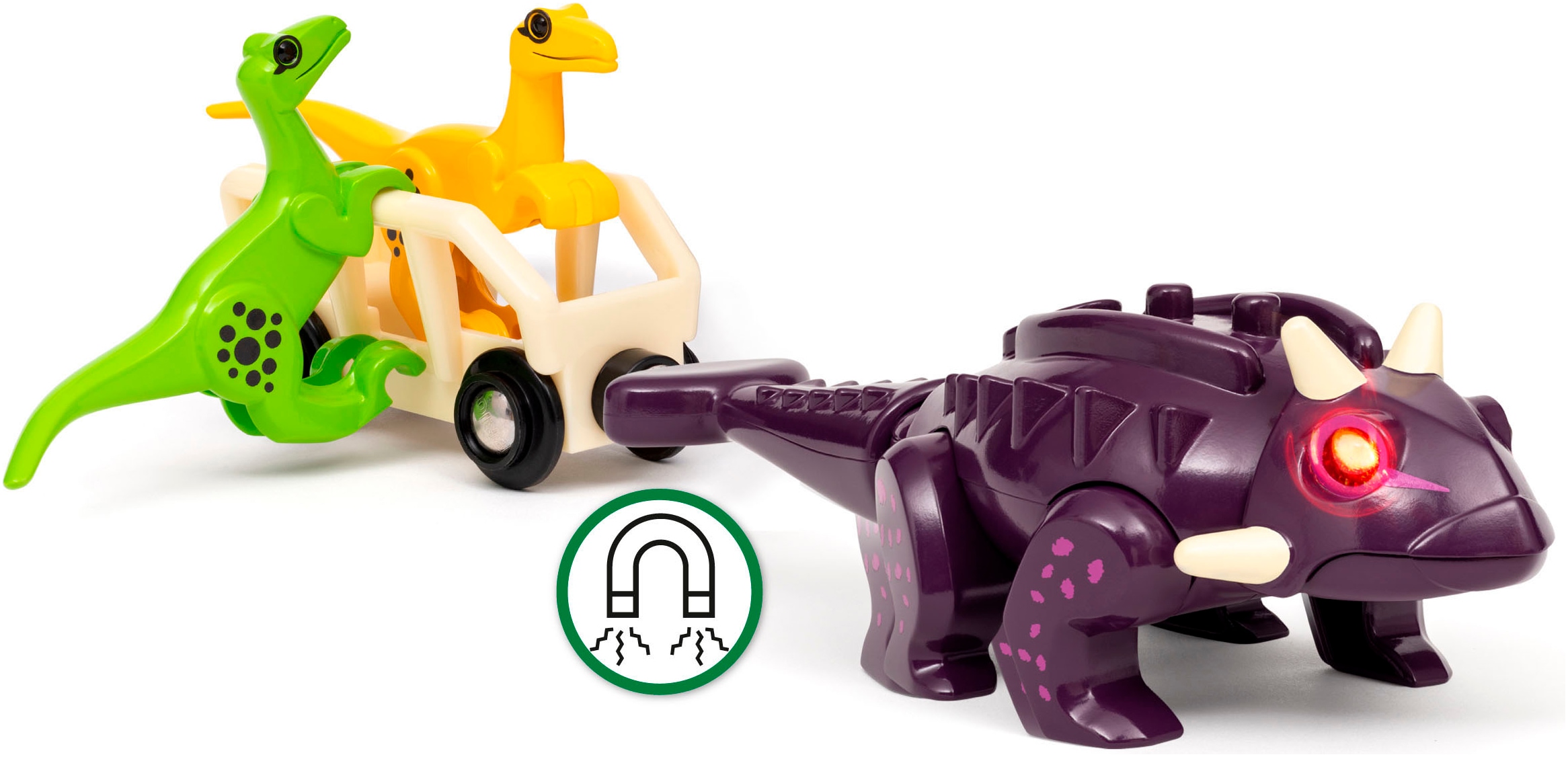 BRIO® Actionfigur »BRIO World - Dinosaurier Ankylosaurus«, mit Licht und Sound