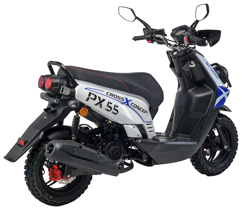 GT UNION Motorroller »PX 3 km/h, 55 cm³, BAUR Euro | 5, PS Cross-Concept«, 50 45