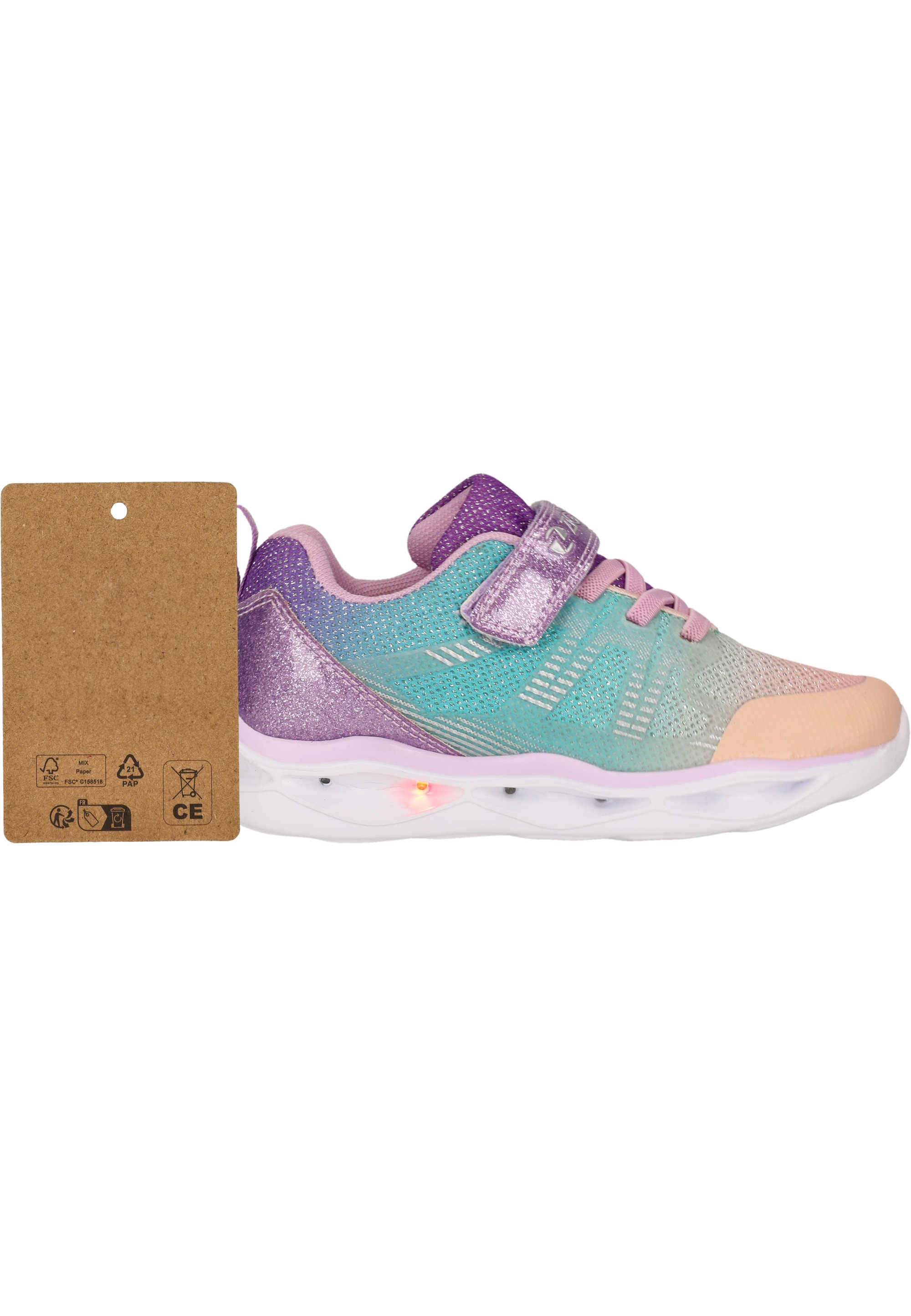 ZIGZAG Sneaker »Lampaya«, mit Blinklichtern und stoßfedernder Sohle