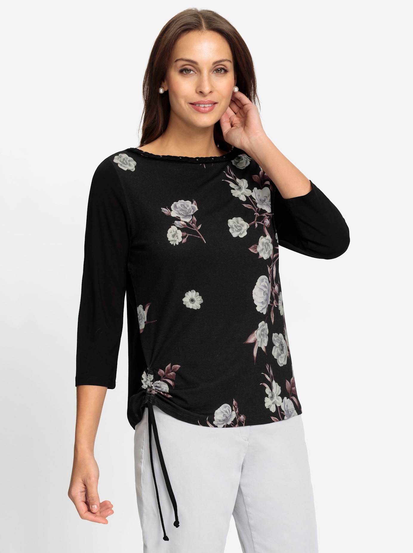 Lady 3/4-Arm-Shirt "3/4-Arm-Shirt", (1 tlg.) günstig online kaufen