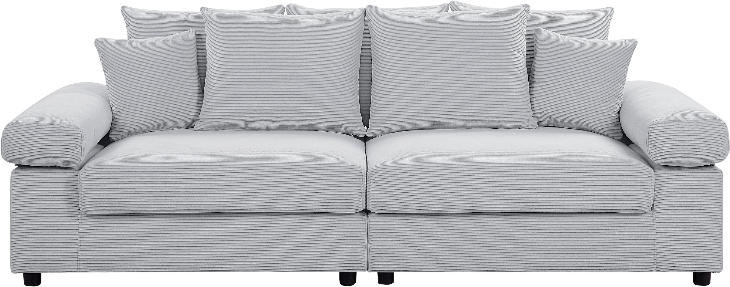ATLANTIC home collection Big-Sofa, mit Cord-Bezug, im BAUR frei Raum XXL-Sitzfläche, | bestellen mit Federkern, stellbar