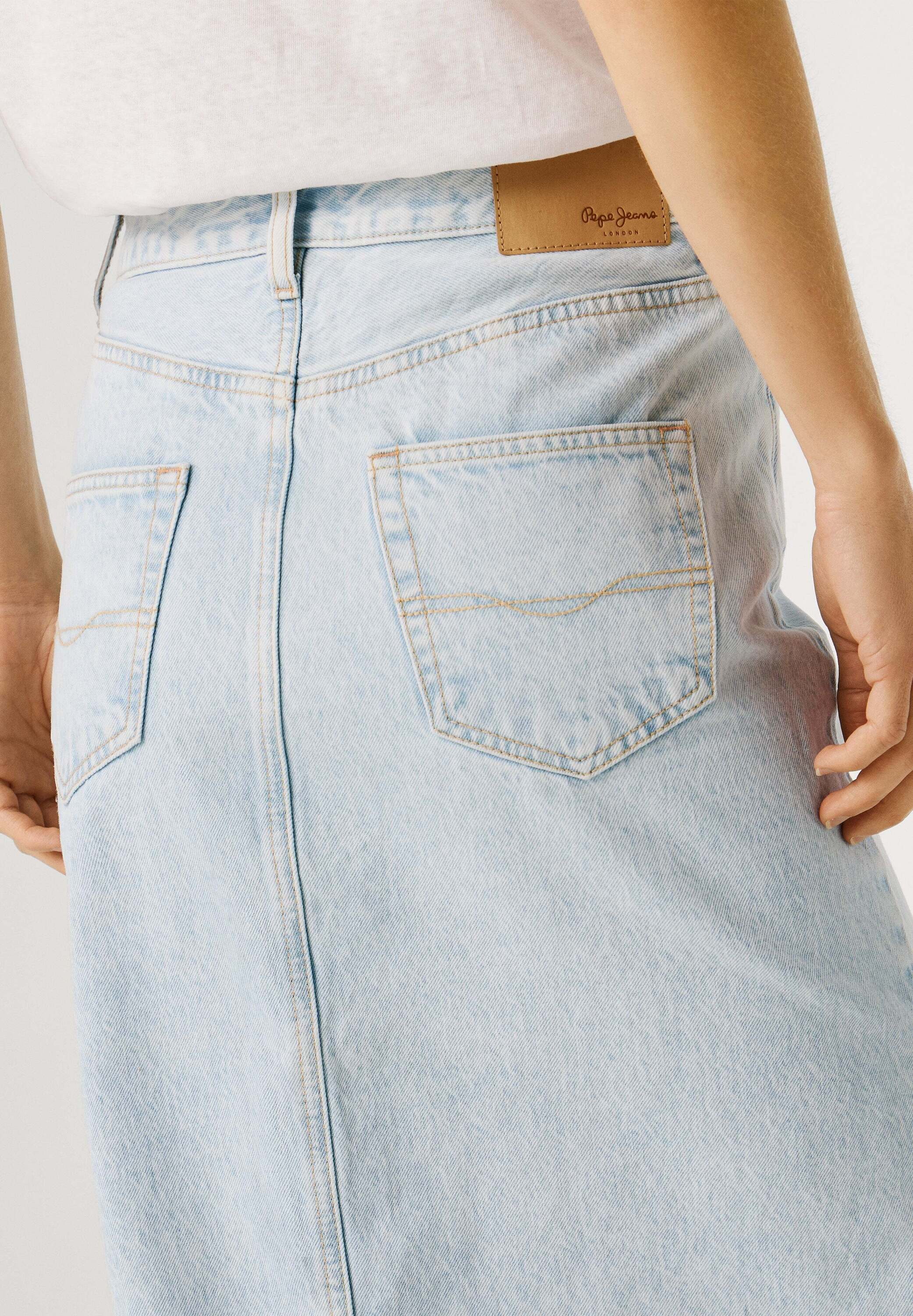Pepe Jeans A-Linien-Rock »skirt MIDI SKIRT HW NIKITA«