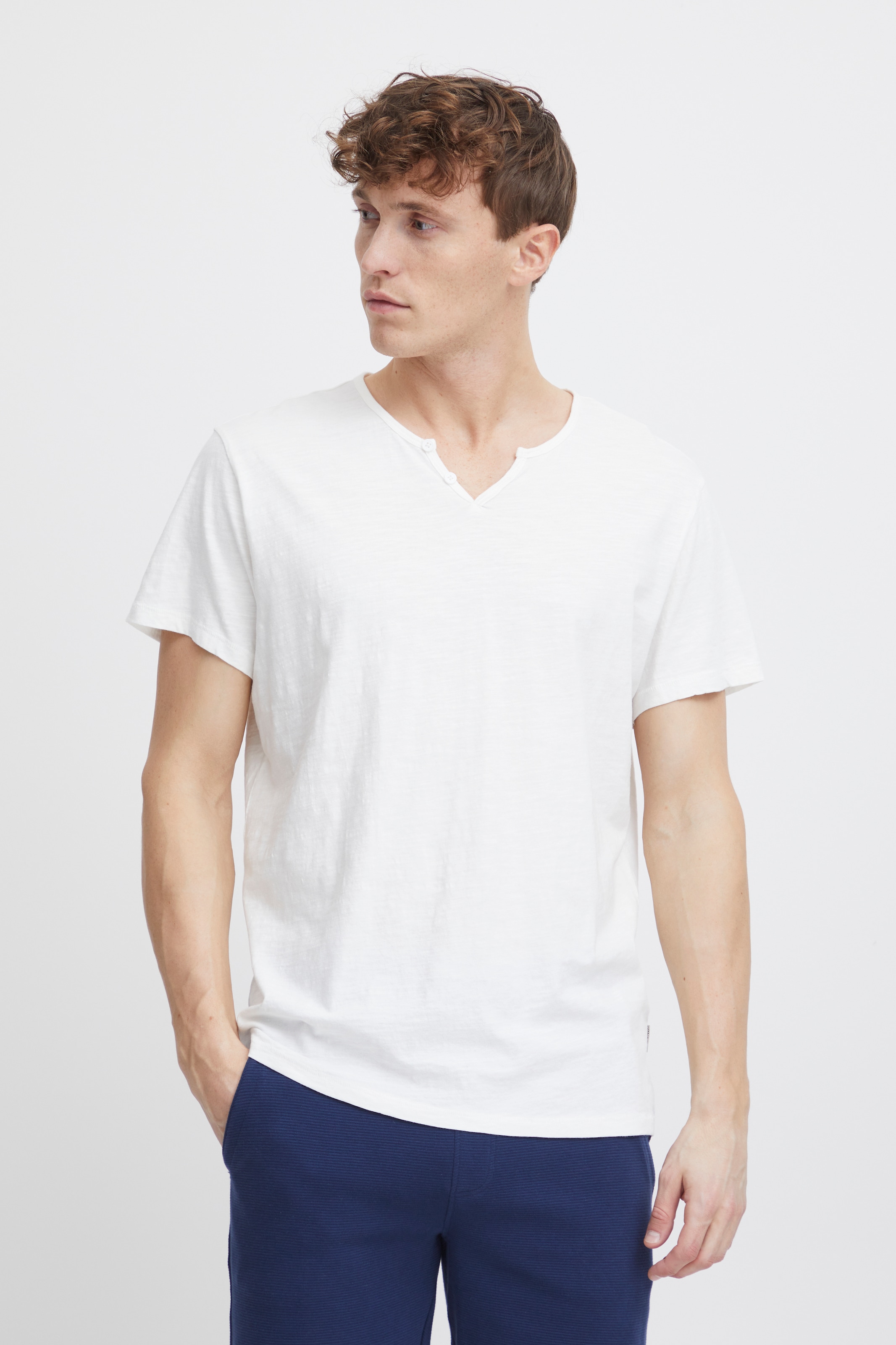 Blend T-Shirt »BHAshton split neck tee«