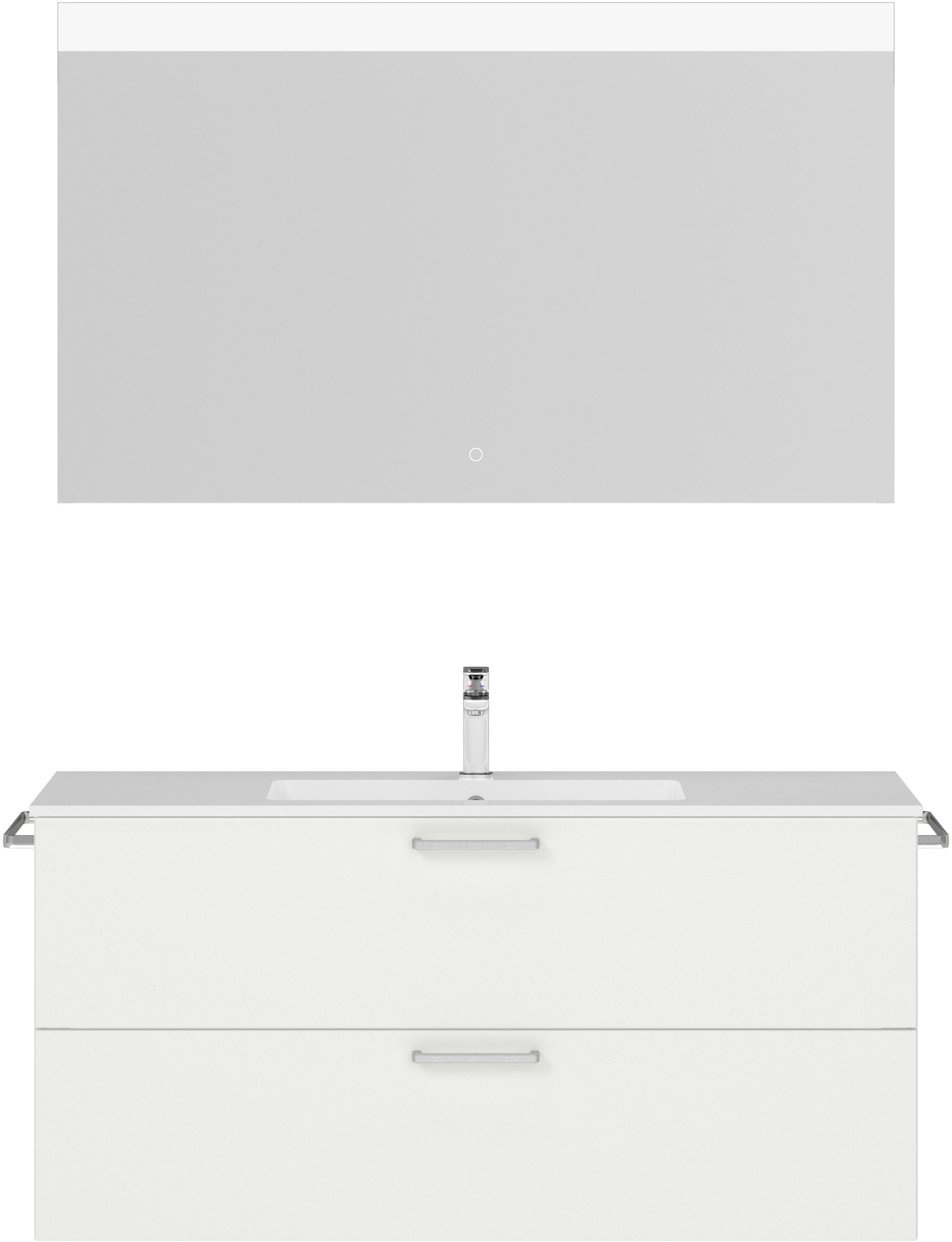 nobilia Badmöbel-Set "Tolvina" vormontiert, mit Soft-Close, 2 Stk. tlg. günstig online kaufen