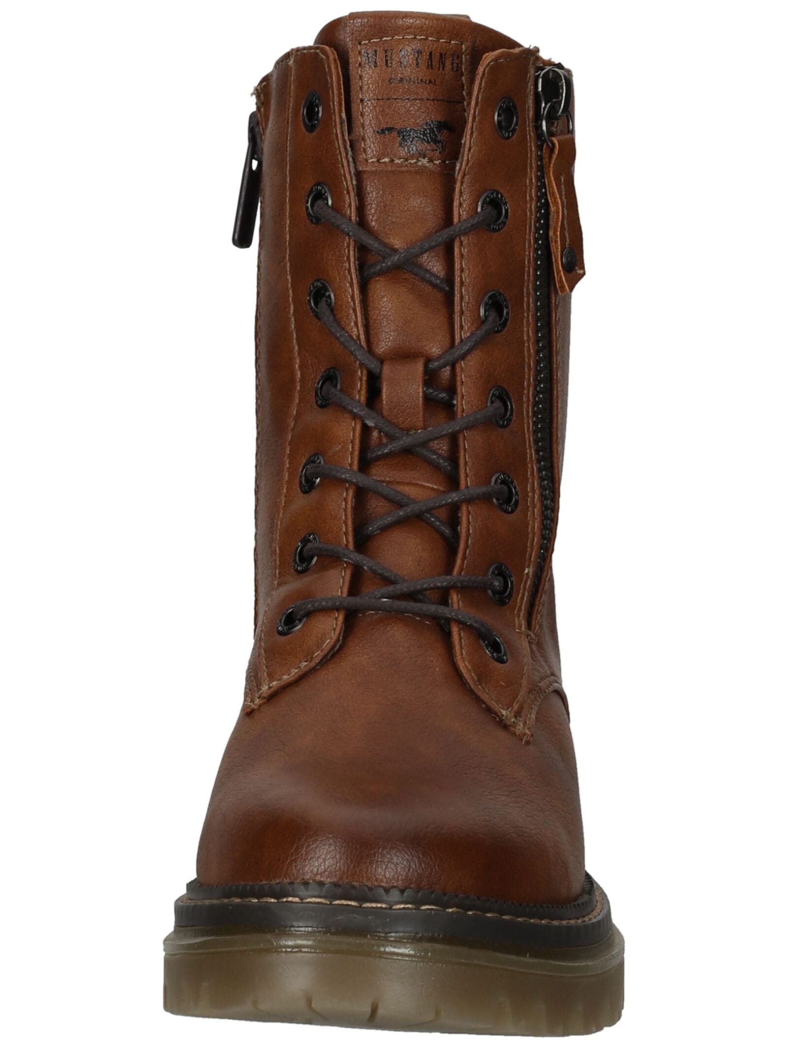 Mustang Shoes Schnürstiefelette »Mustang Shoes Stiefelette Lederimitat«