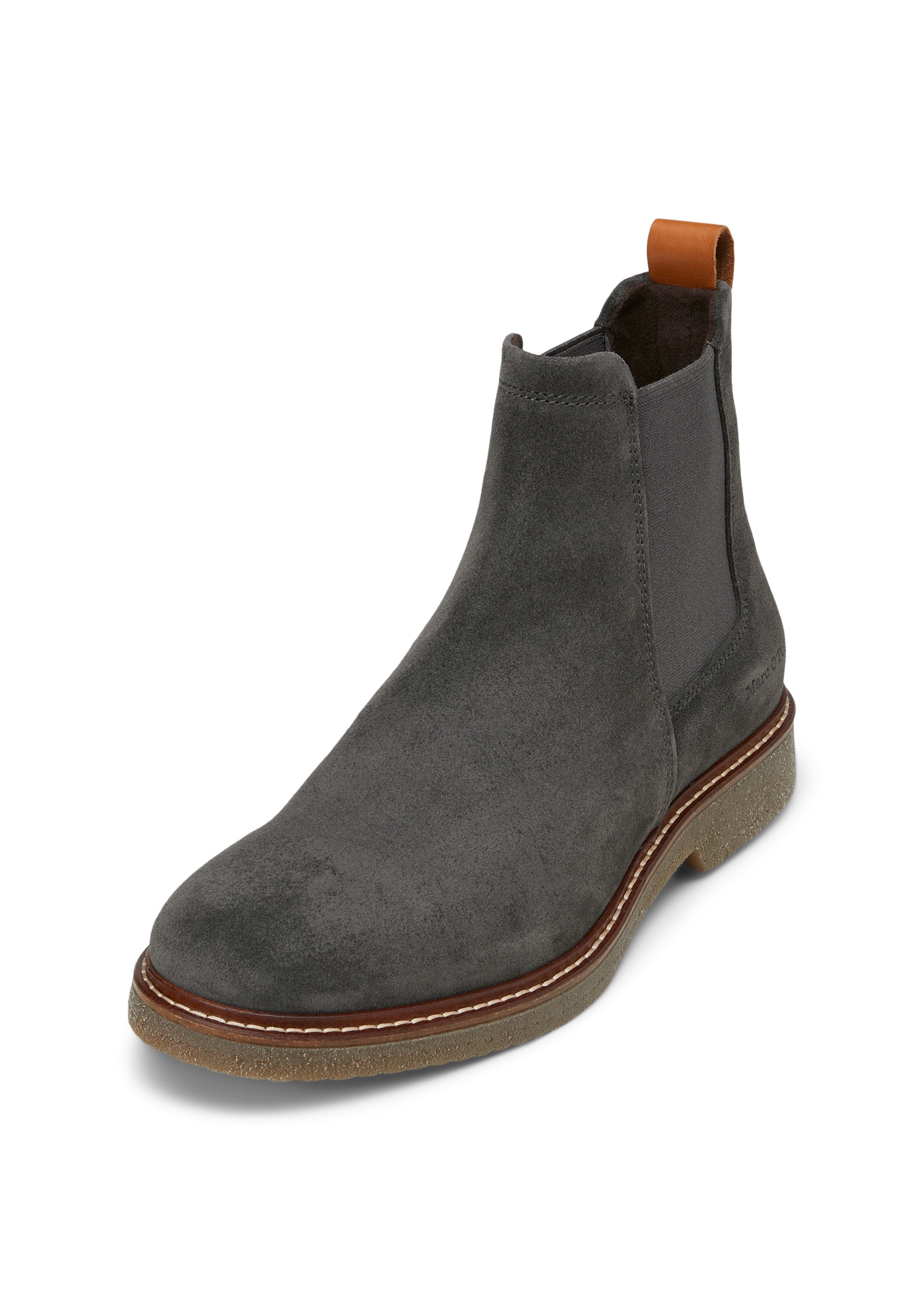 Stiefelette »aus edlem Velours-Rindleder«