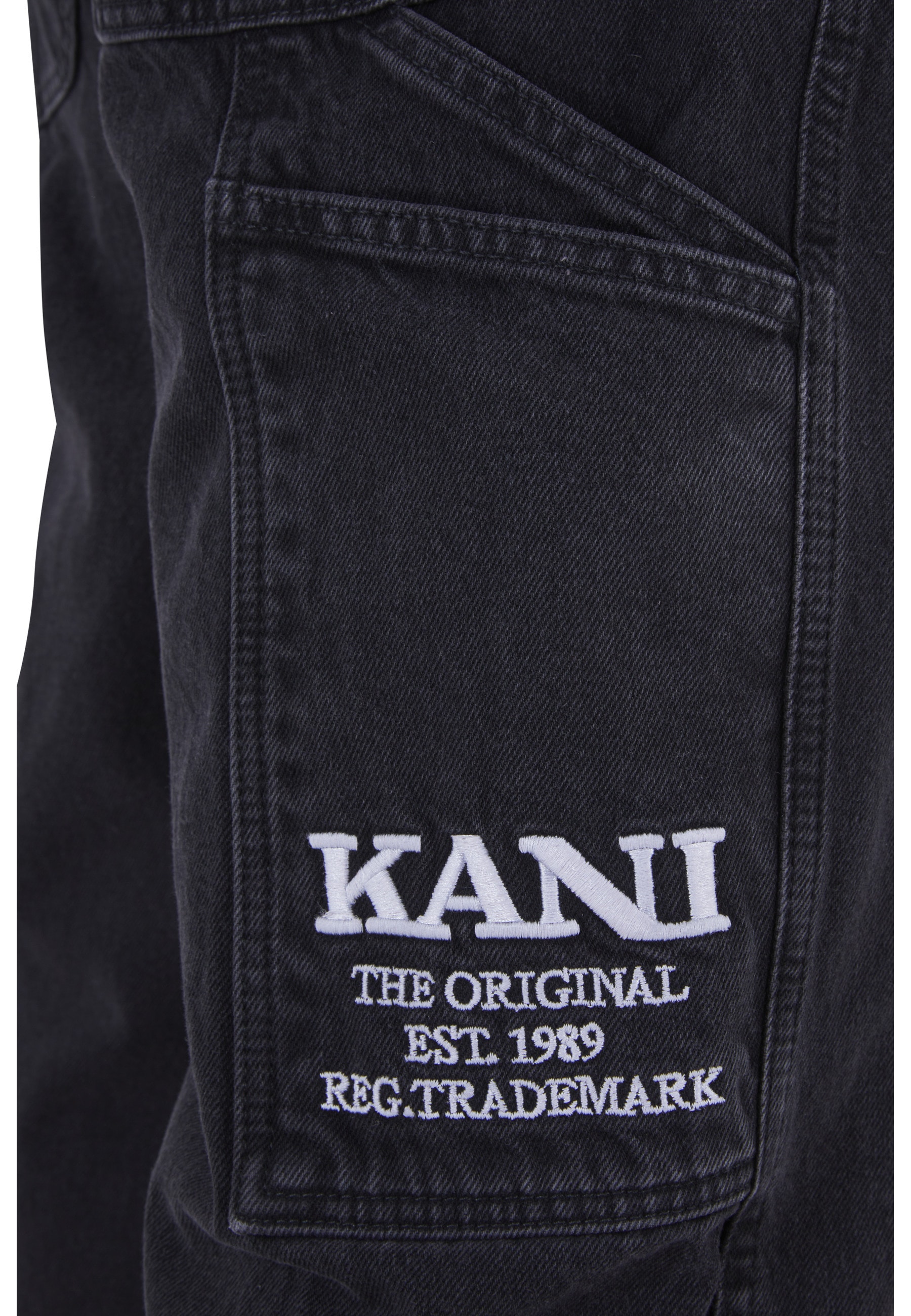 Karl Kani Bequeme Jeans »Karl Kani Herren KMI-PL063-001-03 KK Retro Baggy Workwear Denim« 1 Stk.