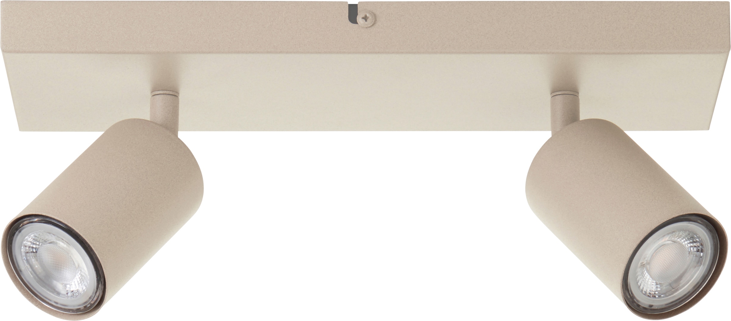 Brilliant Deckenstrahler »Jello« GU10 1 Stk. Warmweiß GU10 LED inkl., 350 lm, 3000 K, schwenkbar, Metall, champagnerfarben