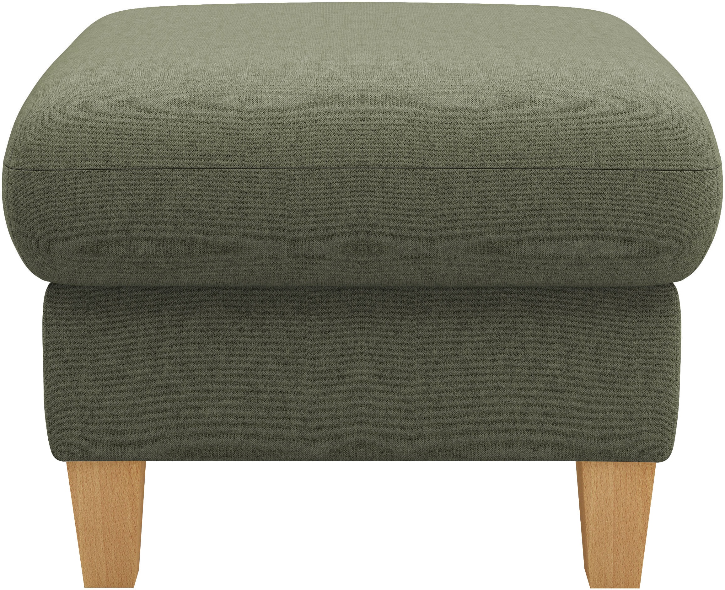 Home affaire Polsterhocker »Rochelle«, (1 St.), Massive 12 cm Holzbeine