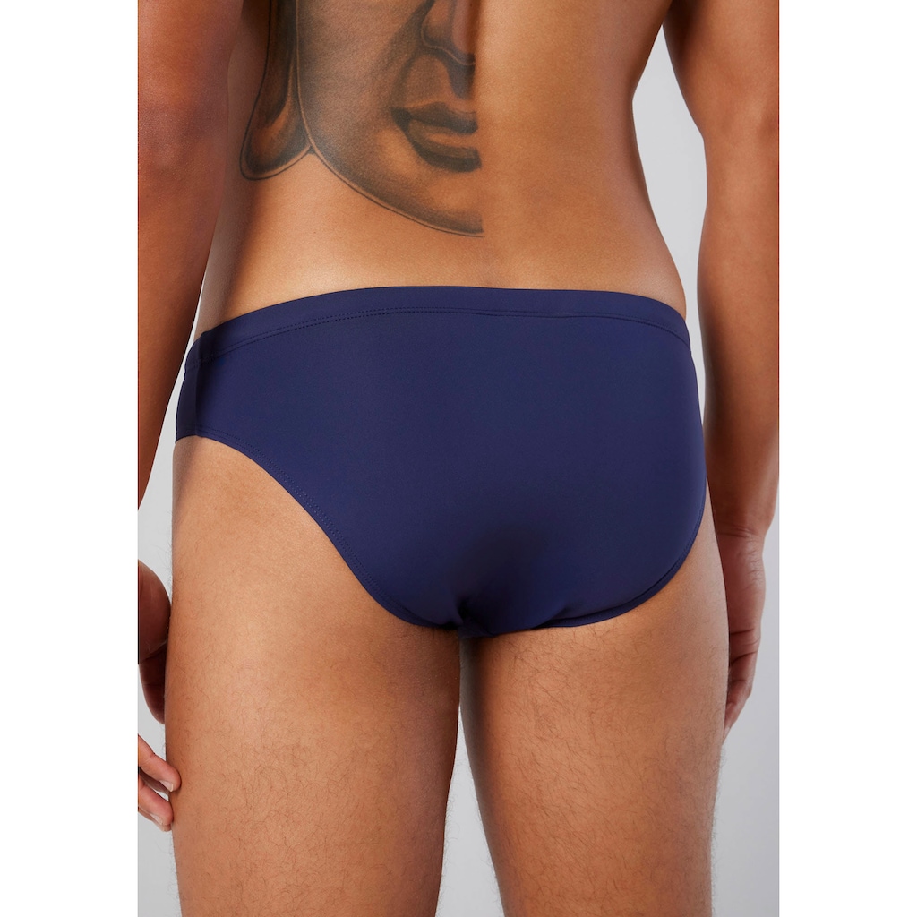 Bruno Banani Badeslip »Mini Wave Line 2.0 Swim«, (1 St.), Logoprägung vorhanden