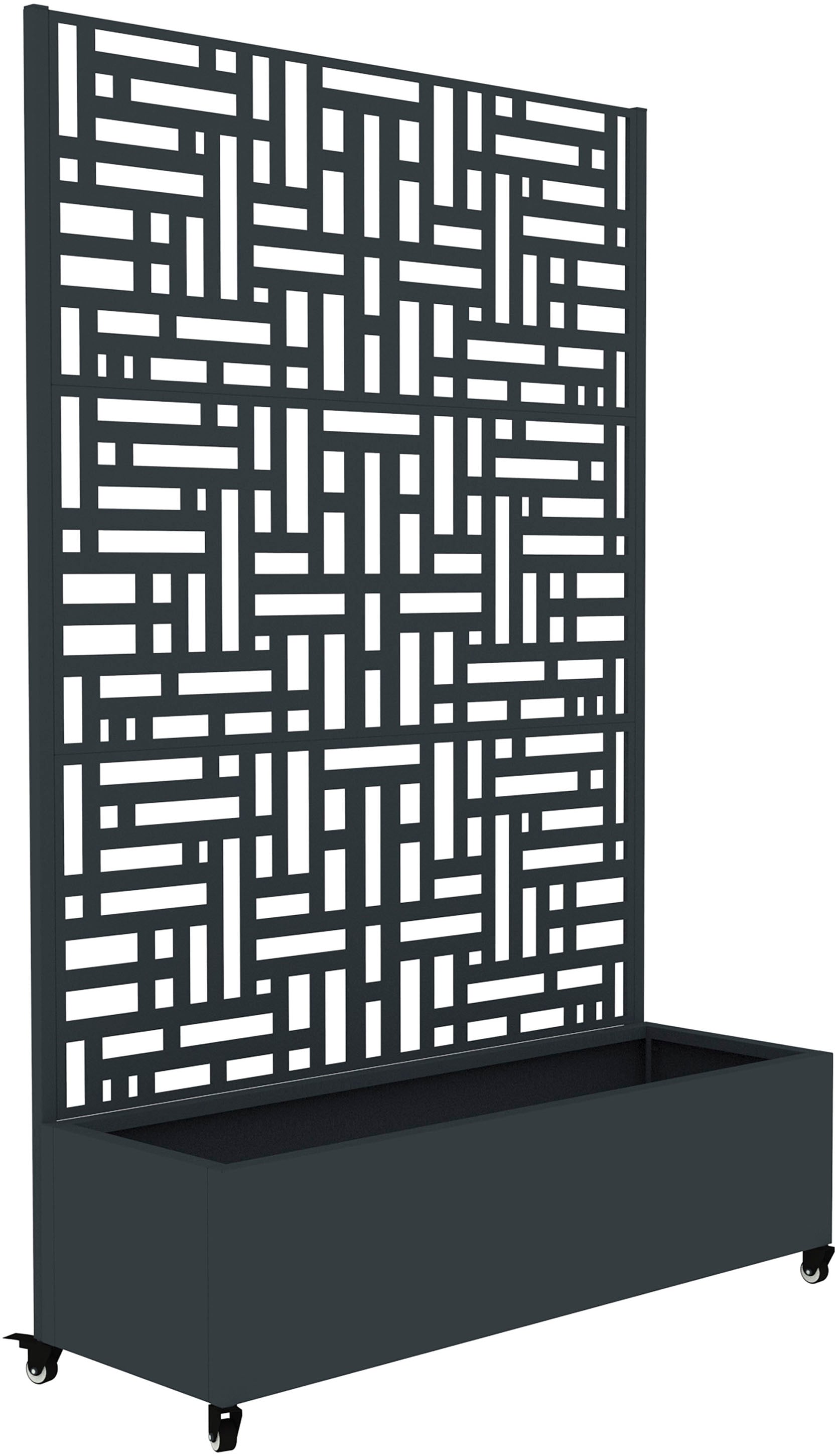 WESTMANN Pflanzkübel »Dekora 3« BxTxH: 120x42,5x187 cm, mit Rankgitter