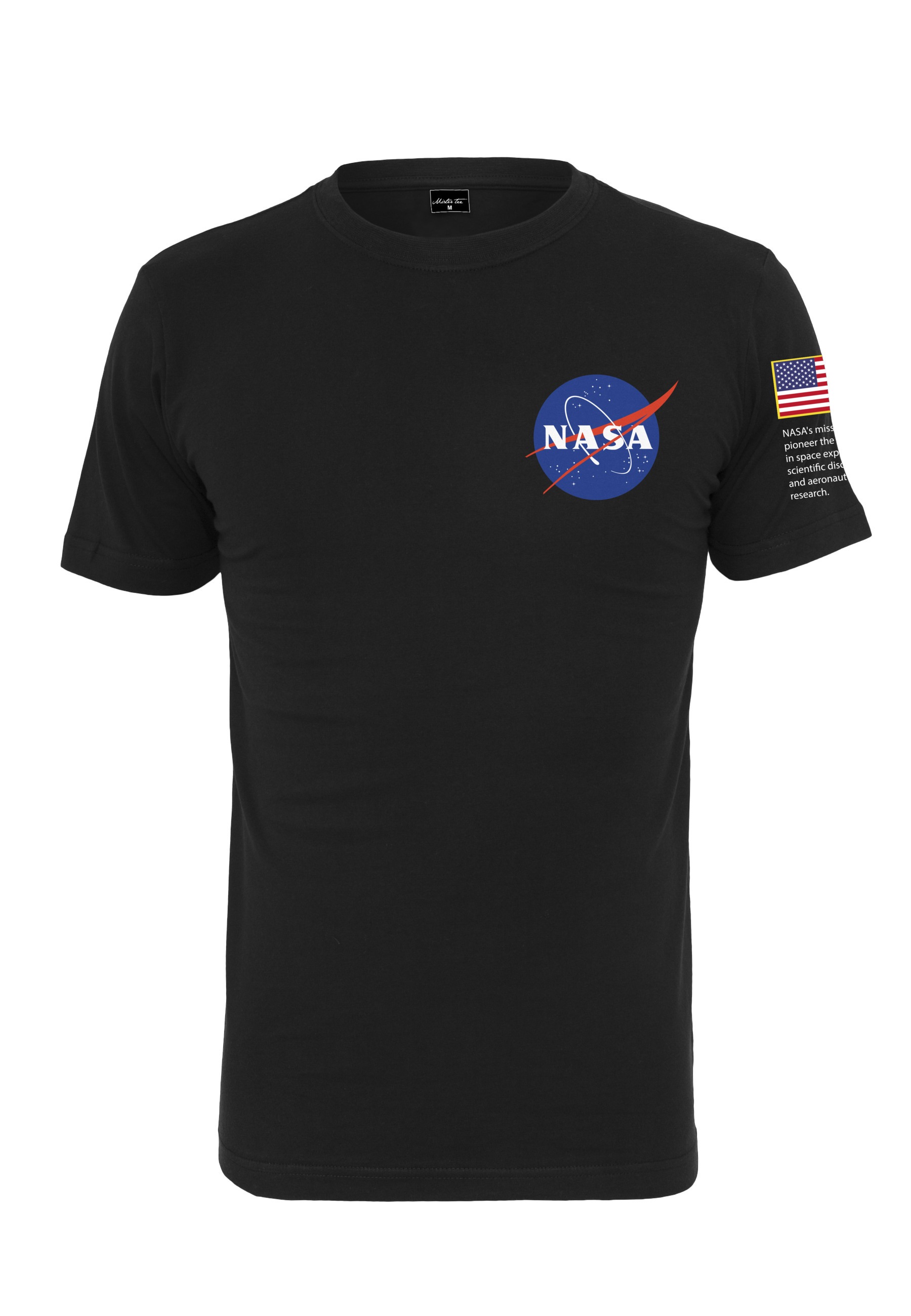 MisterTee T-Shirt "MisterTee Herren NASA Insignia Logo Flag Tee" 1 Stk.