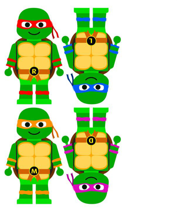 Wandtattoo »Teenage Mutant Ninja Turtles«, (1 St.), selbstklebend, entfernbar