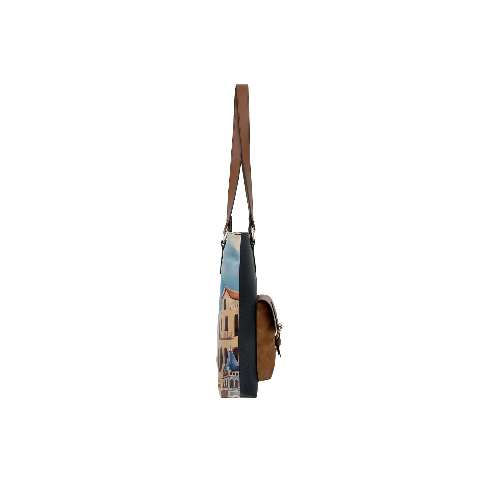 DOGO Umhängetasche »Multi Pocket Bag Todo Bien Damen Handtaschen (Fashion) / Neutral«, Vegan