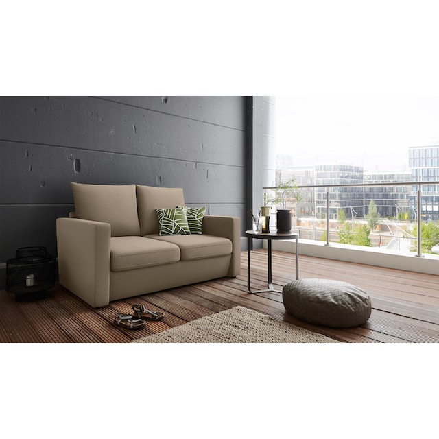 DOMO collection Sofa »Slunce«, (3 St.), für Outdoor geeignet, Raumwunder,  2-Sitzer mit 2 Hockern kaufen | BAUR