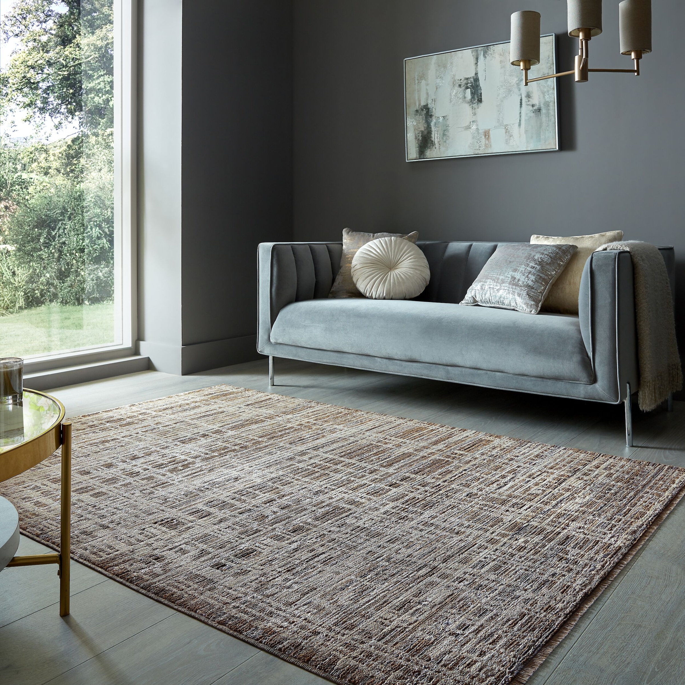 FLAIR RUGS Teppich »Lattice Abstract«, rechteckig, 7 mm Höhe, aus recyceltem Material