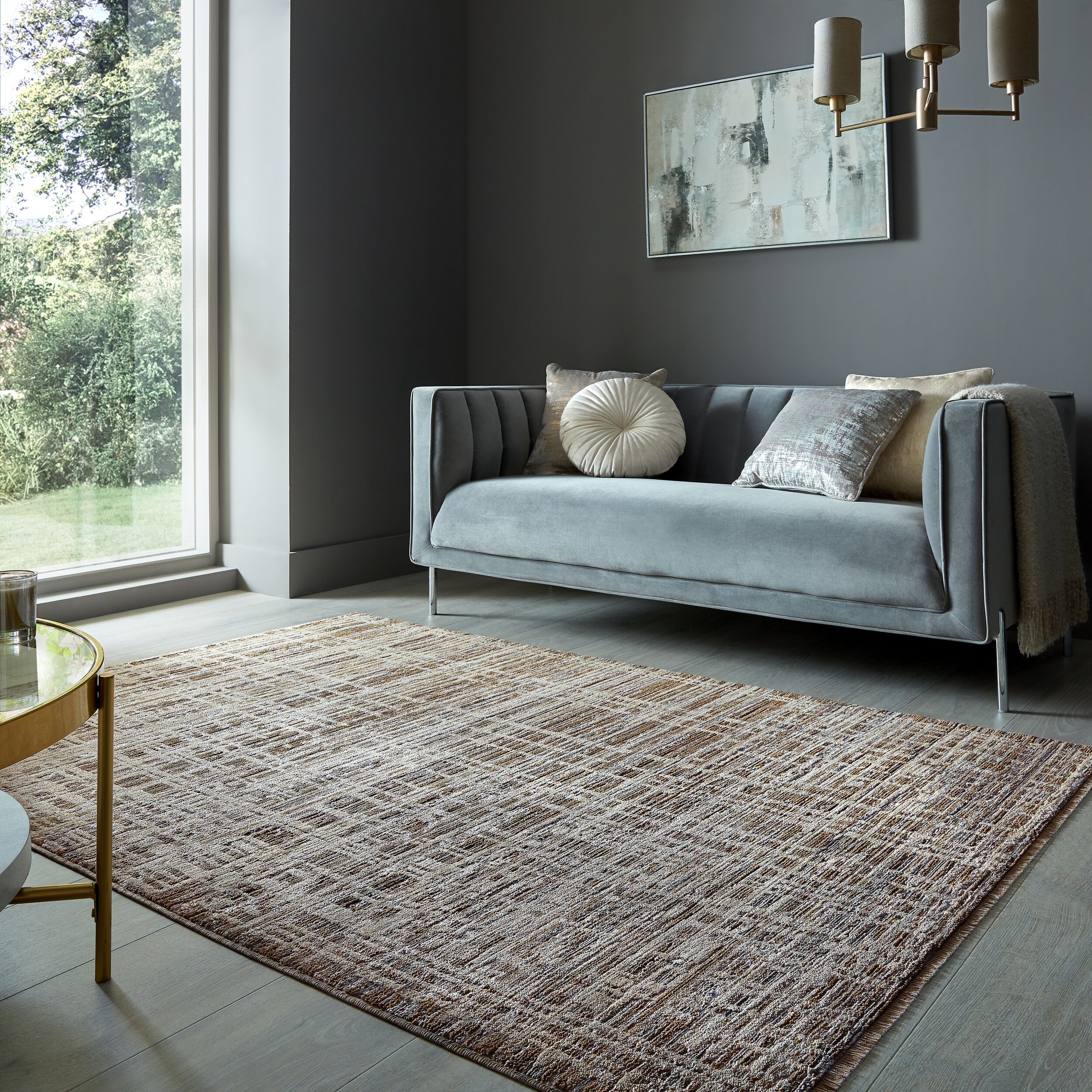 FLAIR RUGS Teppich "Lattice Abstract" rechteckig 7 mm Höhe aus recyceltem M günstig online kaufen