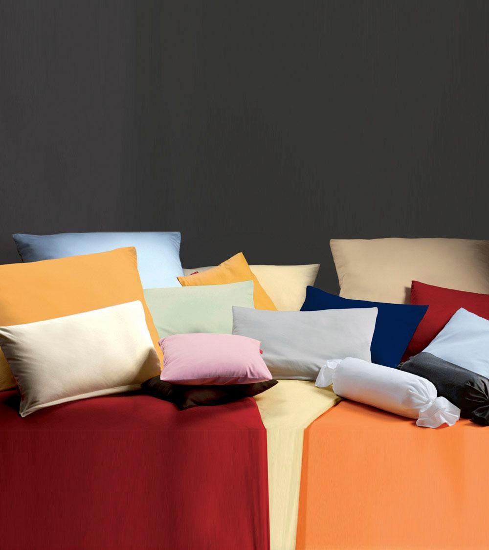 fleuresse Kissenbezüge "Colours" edler, bügelfreier Interlock-Jersey aus 100% Baumwolle