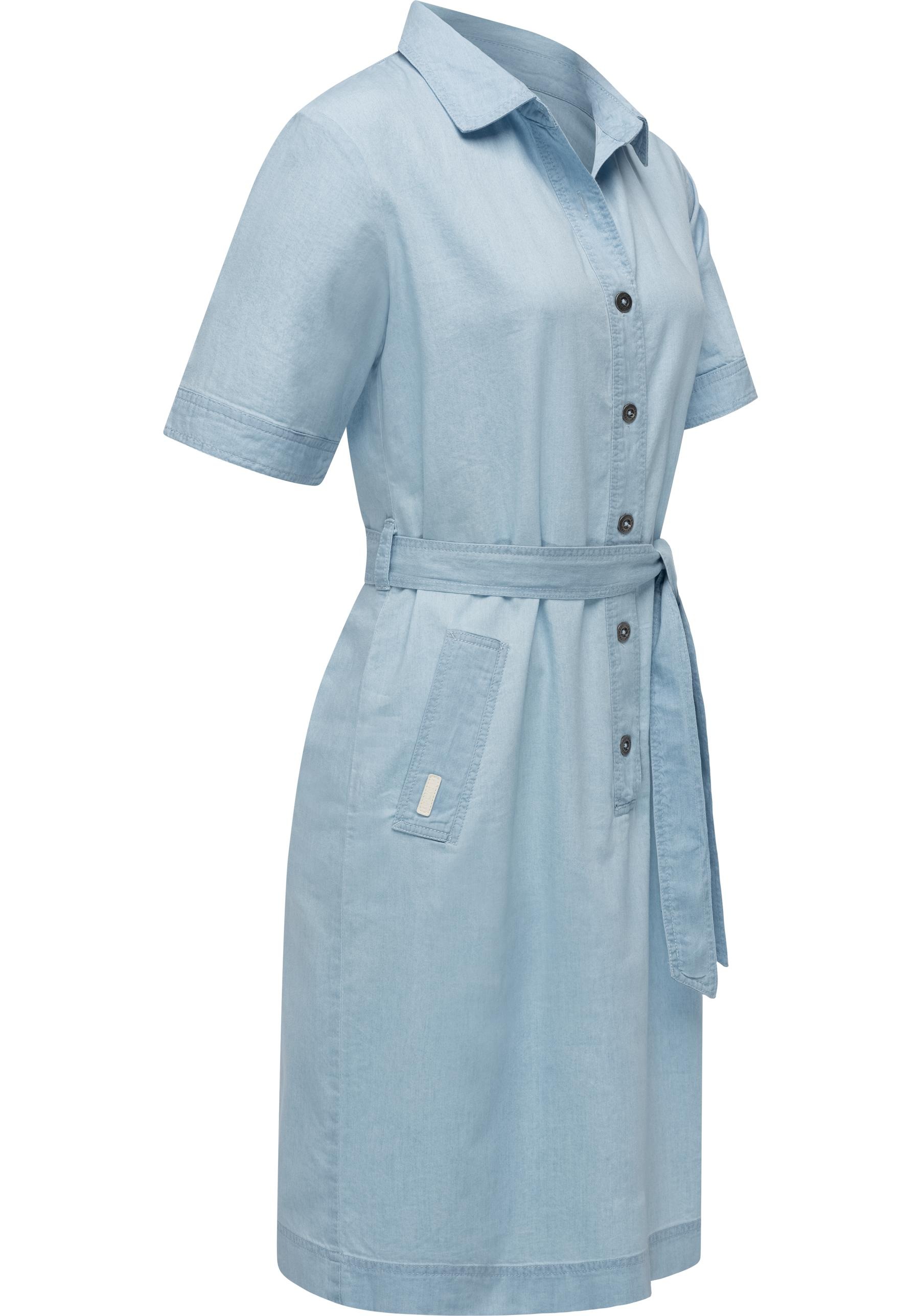 Ragwear Jeanskleid "Rozyna Denim" Außentaschen  Eingrifftaschen Midikleid i günstig online kaufen