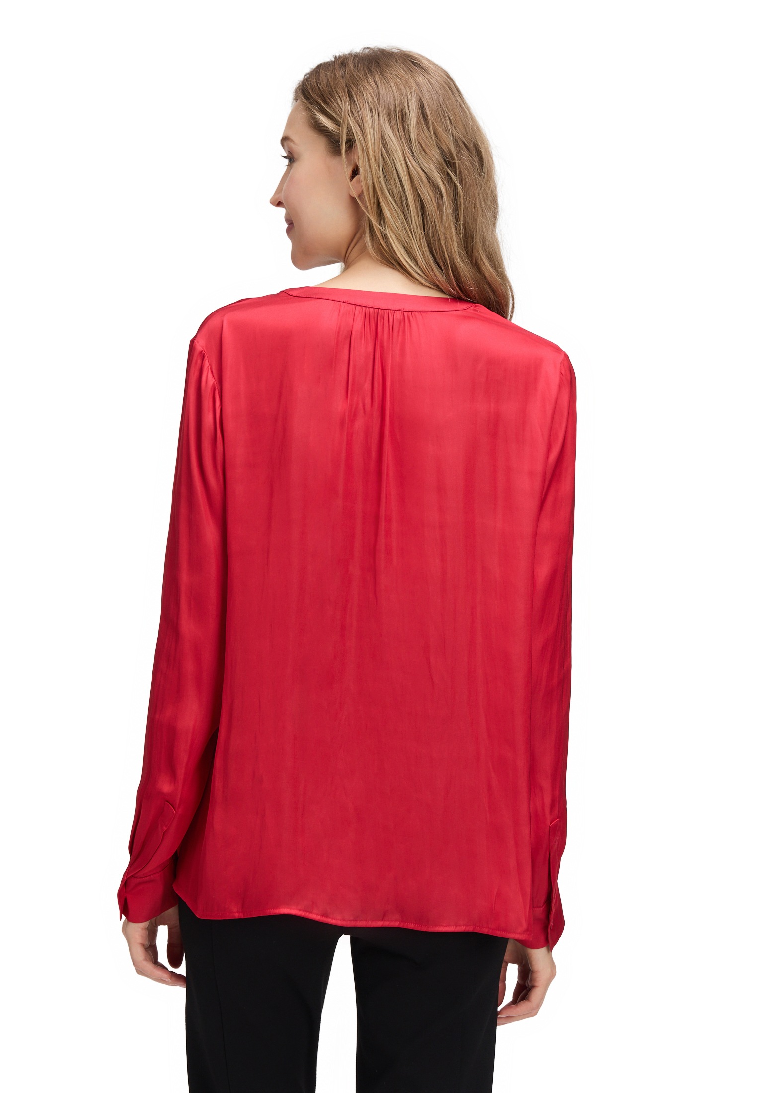 Betty Barclay Satinbluse »Betty Barclay Damen Satin-Bluse langarm«