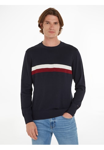 TOMMY HILFIGER Megztinis »PLACED STRUCTURE GS CREW NE...