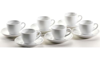 Espressotasse »Colombia«, (Set, 12 tlg., 6 Espressoobere-6 Untertassen)