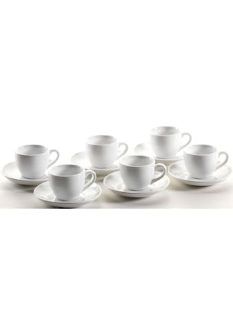 Espressotasse »Colombia«, (Set, 12 tlg., 6 Espressoobere-6 Untertassen)