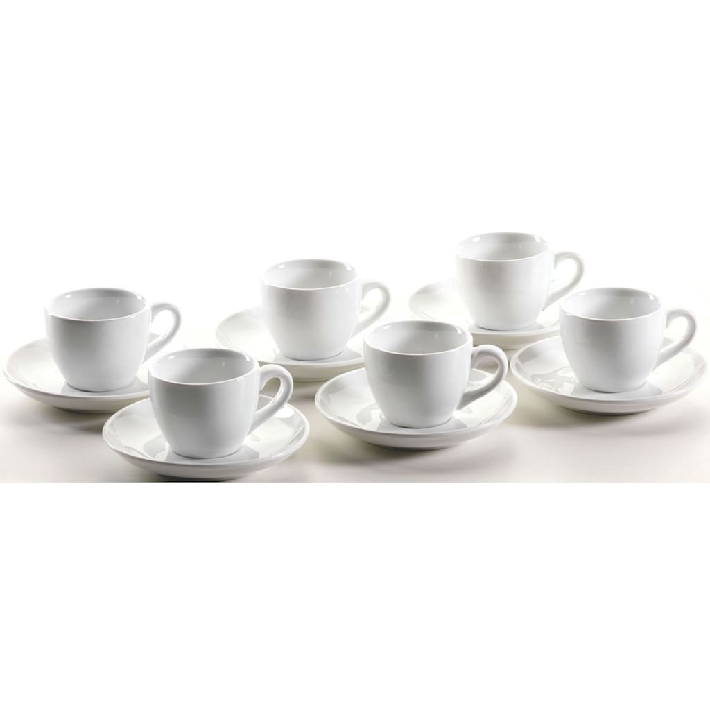 MÄSER Espressotasse »Colombia«, (Set, 12 tlg., 6 Espressoobere-6 Untertassen)