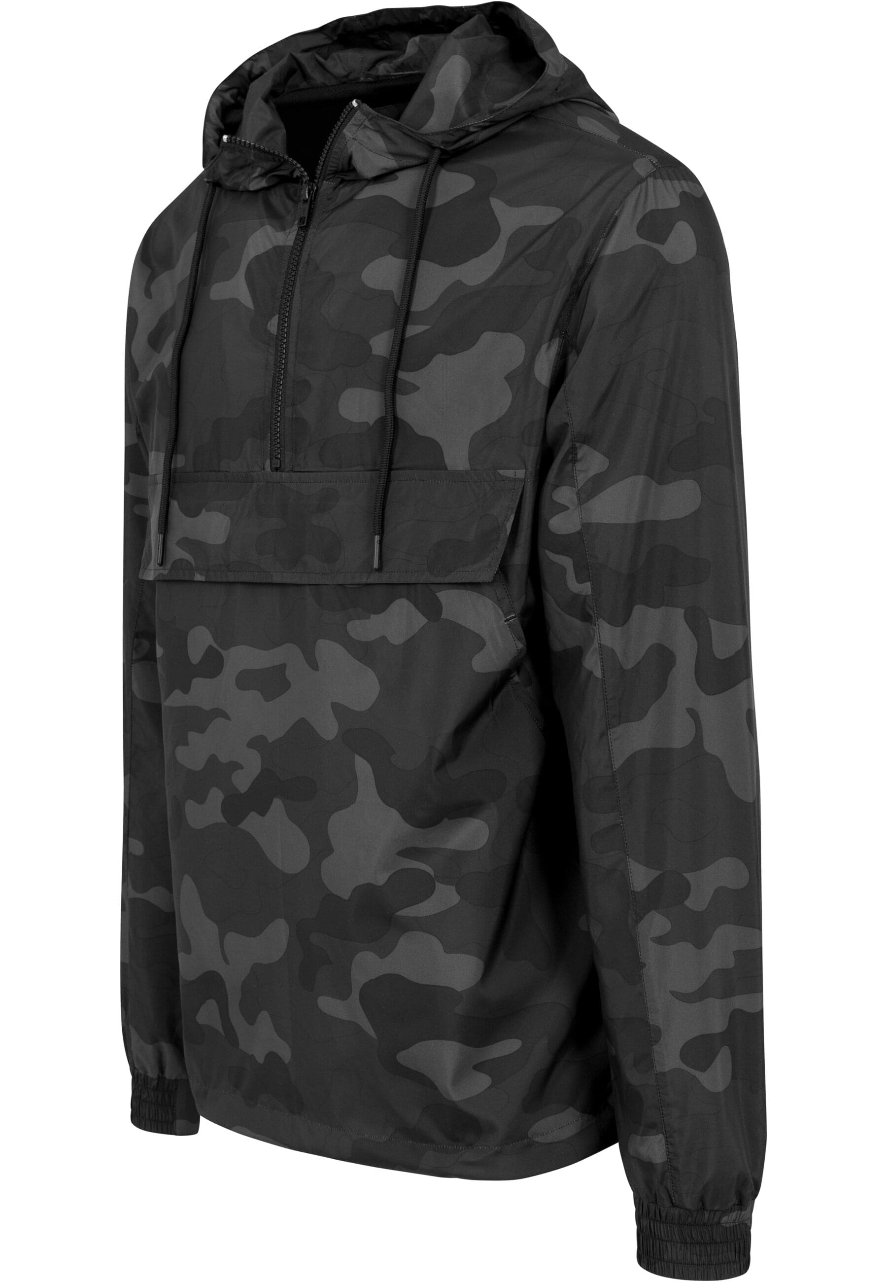 URBAN CLASSICS Anorak »Urban Classics Herren Camo Pull Over Windbreaker«, (1 St.), mit Kapuze
