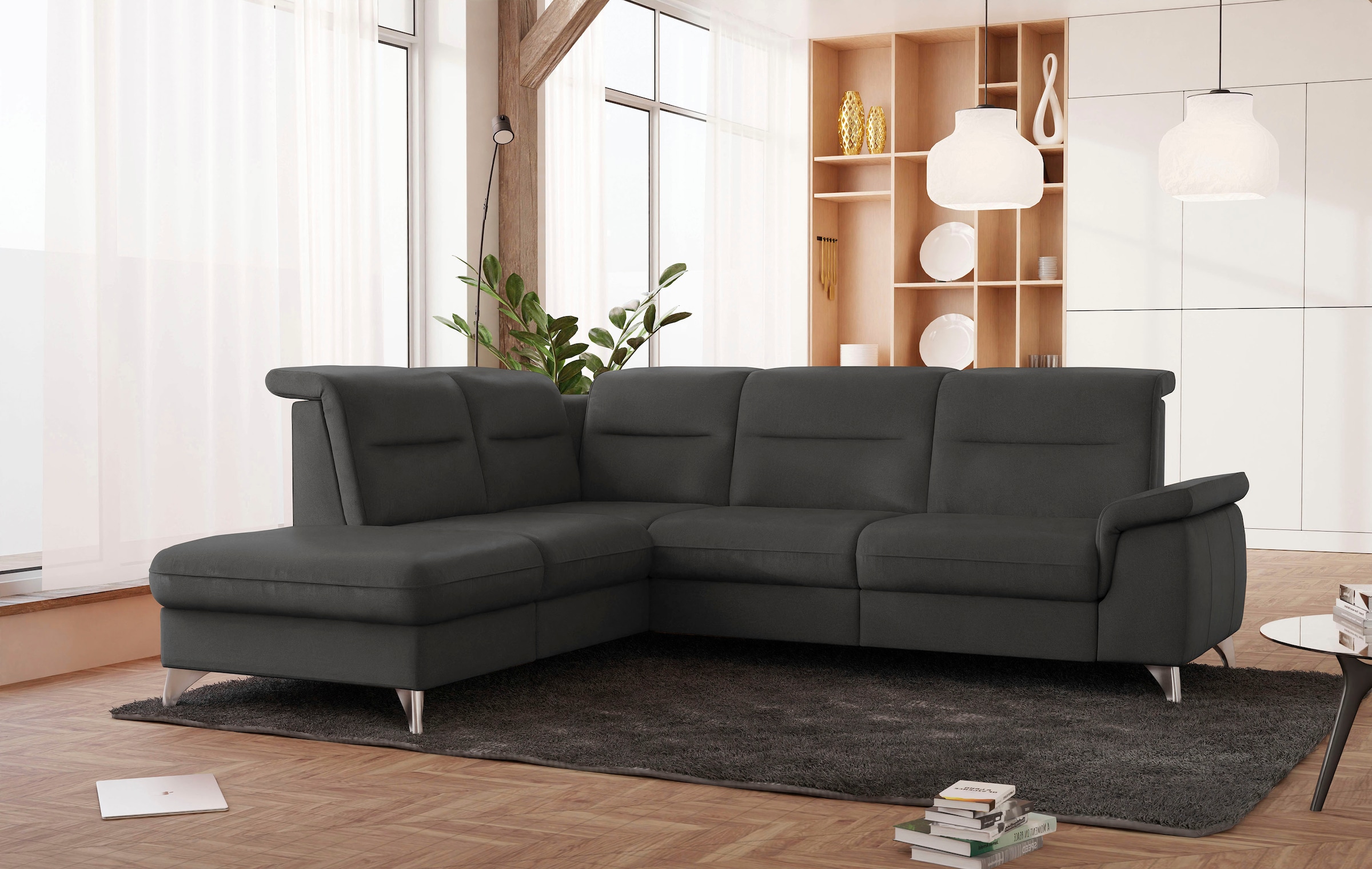 sit&more Ecksofa "Astoria L-Form", wahlweise mit motorischer Relaxfunktion günstig online kaufen