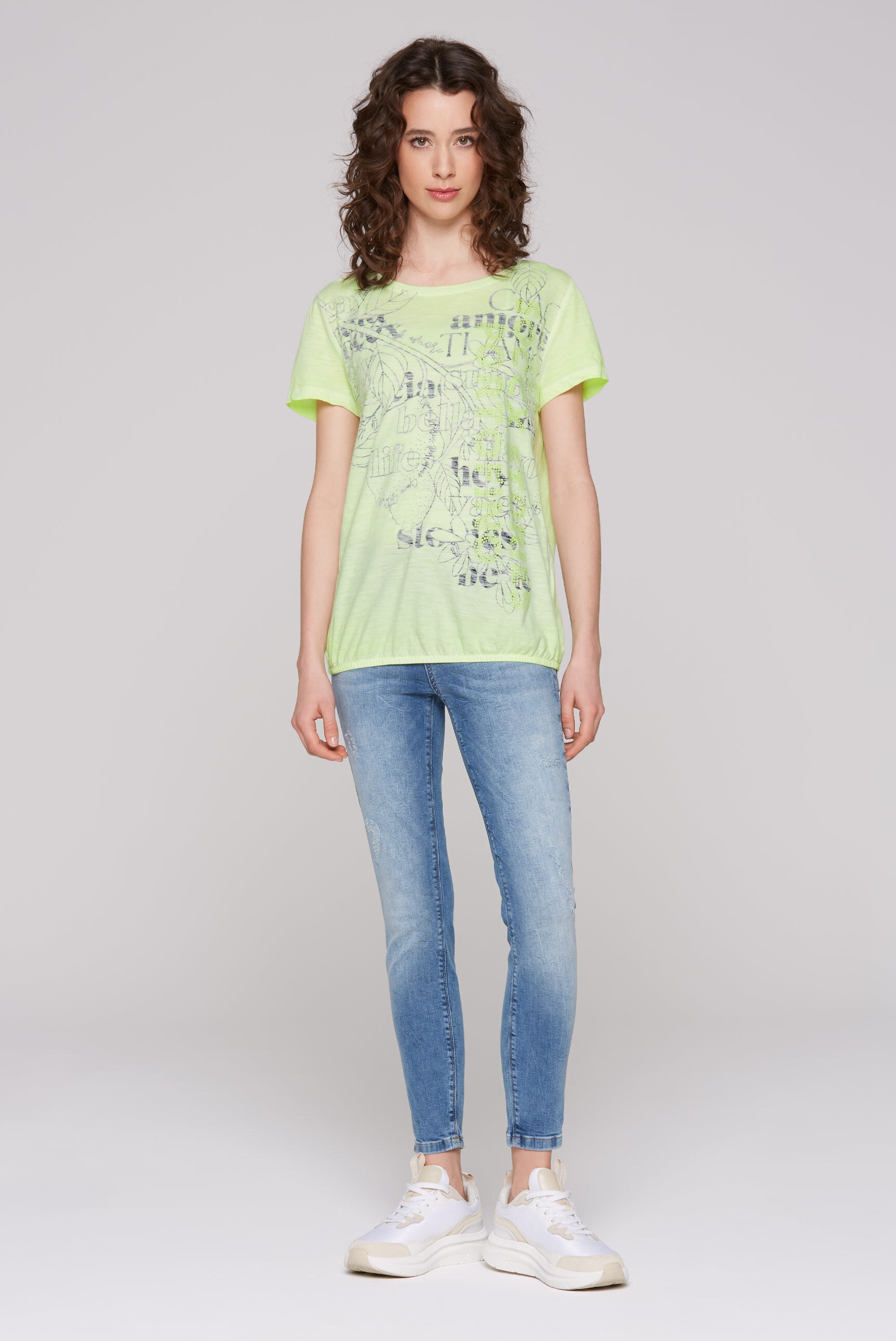 SOCCX Rundhalsshirt, aus Baumwolle