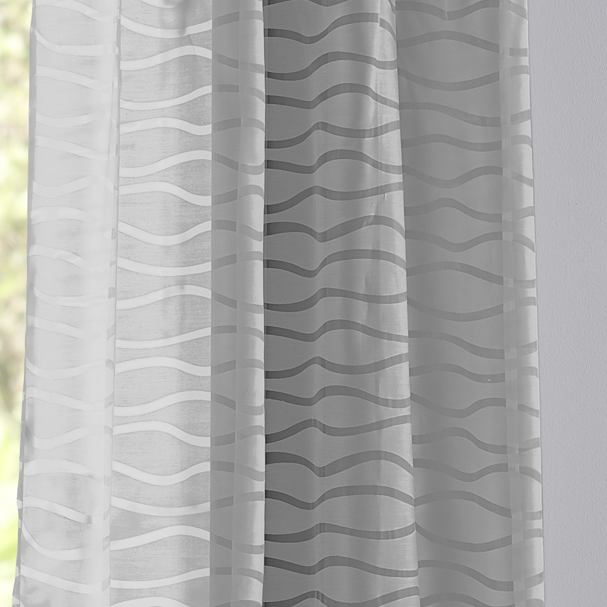 Kutti Vorhang »Enya«, (1 St.), Ausbrenner, modernes Design