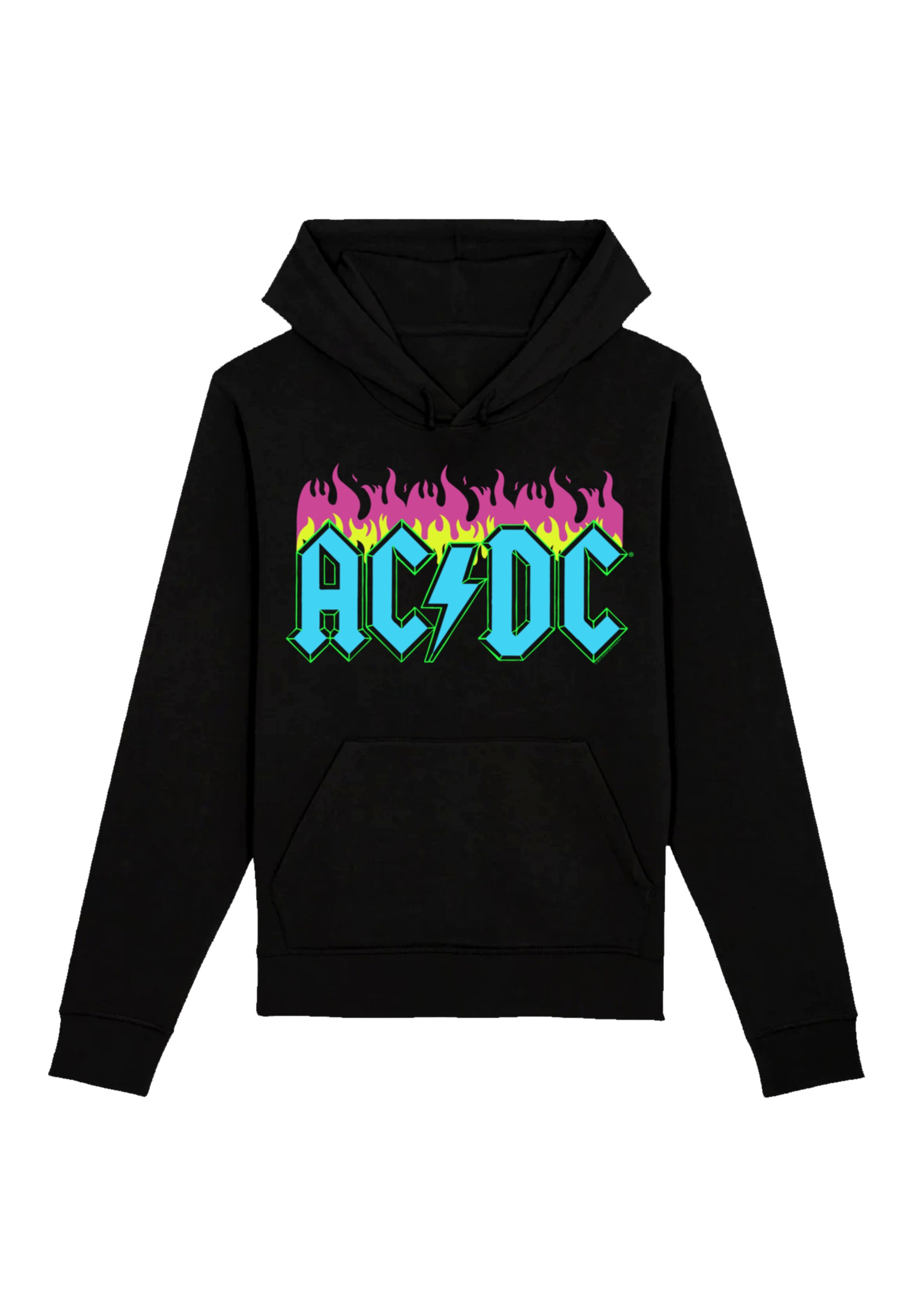 F4NT4STIC Kapuzenpullover "ACDC Neon Flames", Premium Qualität günstig online kaufen