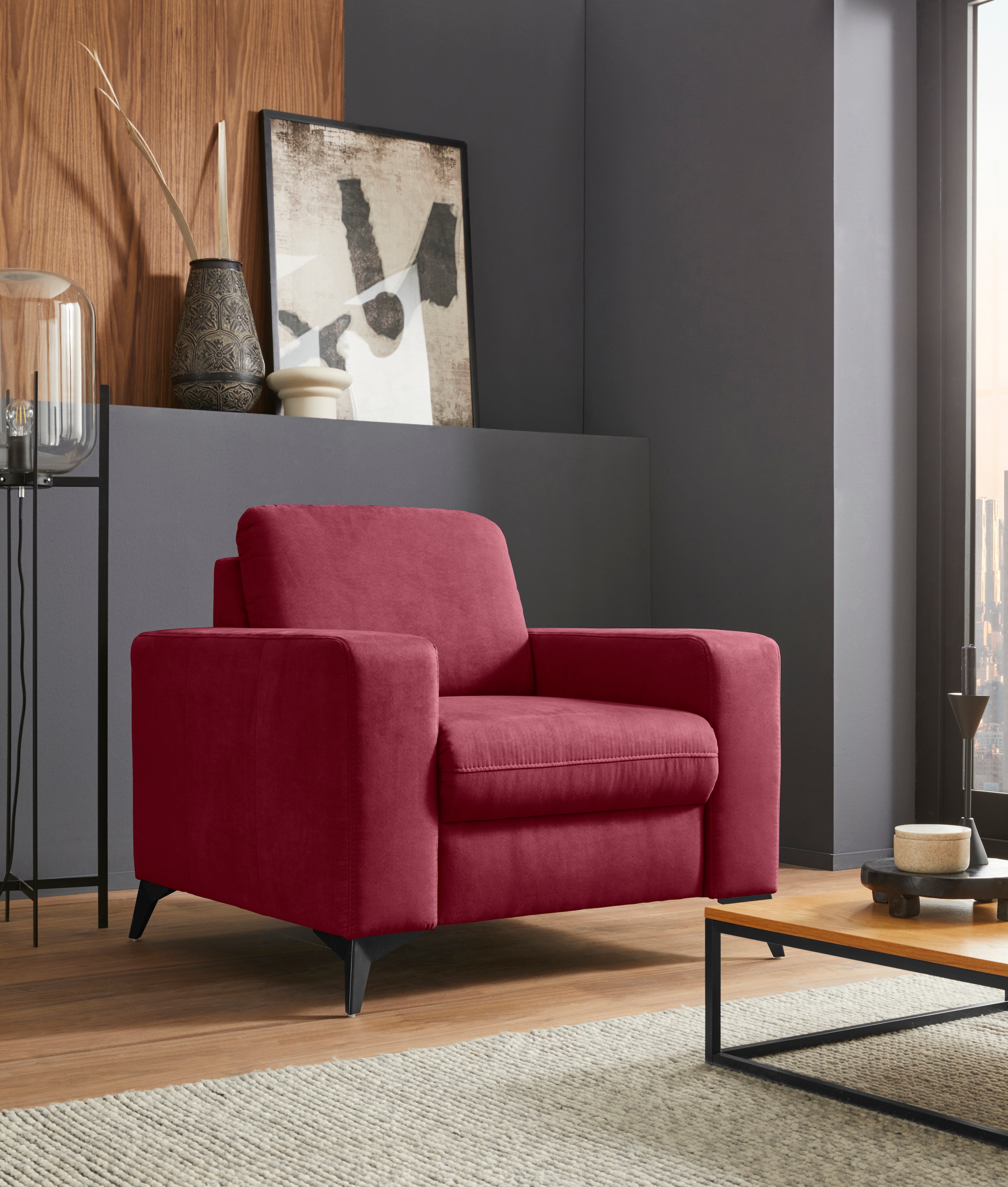 Home affaire Sessel "Lolland" passend zur Serie "Lolland", wahlweise mit fe günstig online kaufen