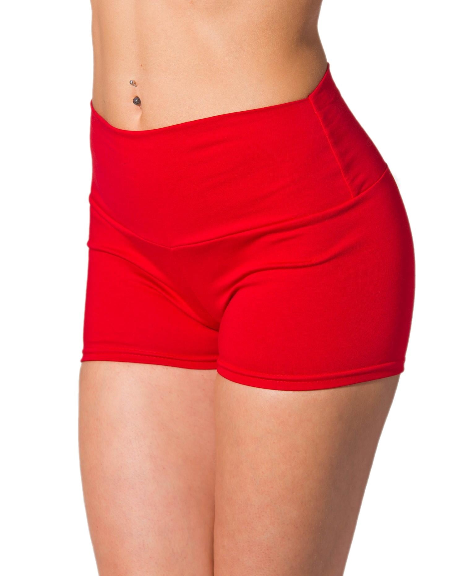ALKATO Hotpants "Shorts Alkato Damen Sport Shorts mit Hohem Bund"