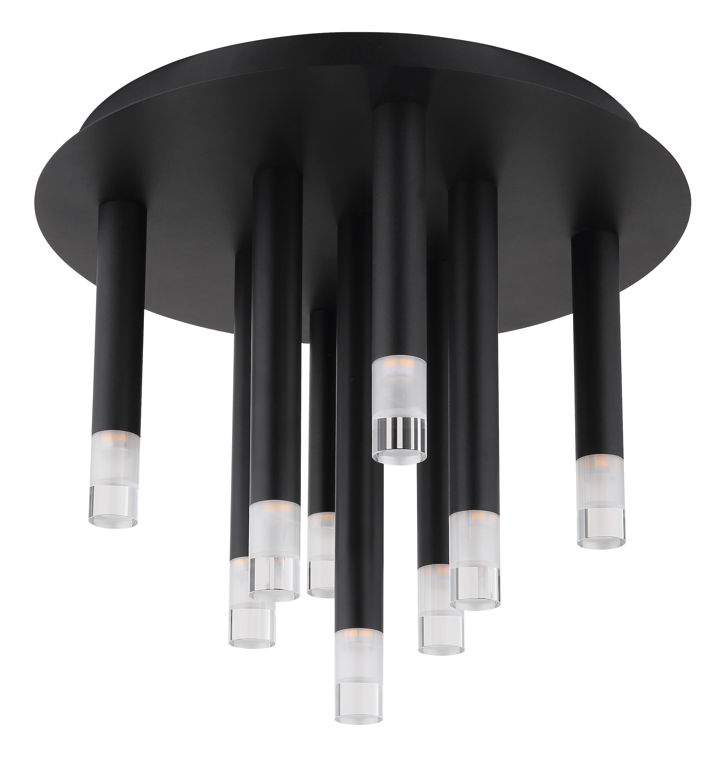 GLOBO LIGHTING Deckenleuchte »RYAN«, Leuchtmittel G9 | ohne Leuchtmittel, Deckenlampe/Stäbe/Metall/Wohnzimmer/Essbereich/Acryl satiniert